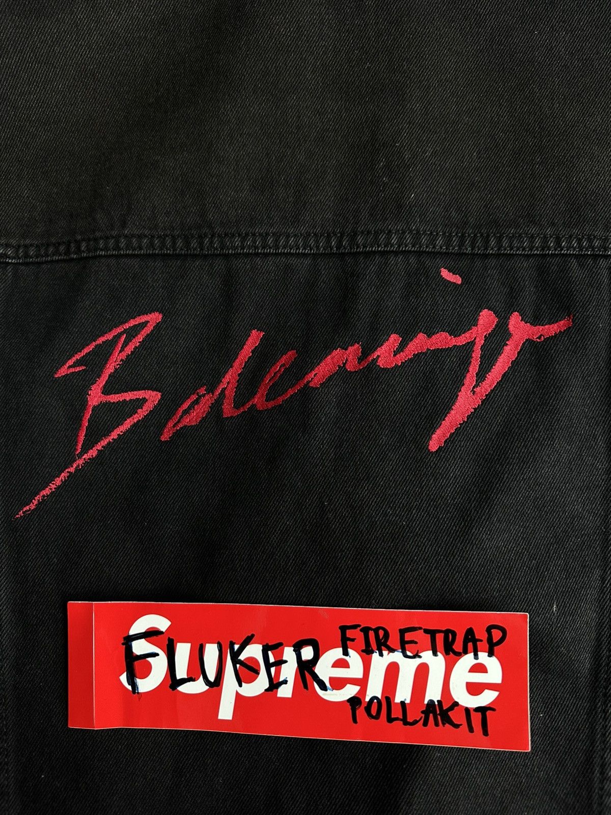 Balenciaga Balenciaga embroidered denim jacket Size US XL / EU 56 / 4 - 1 Thumbnail