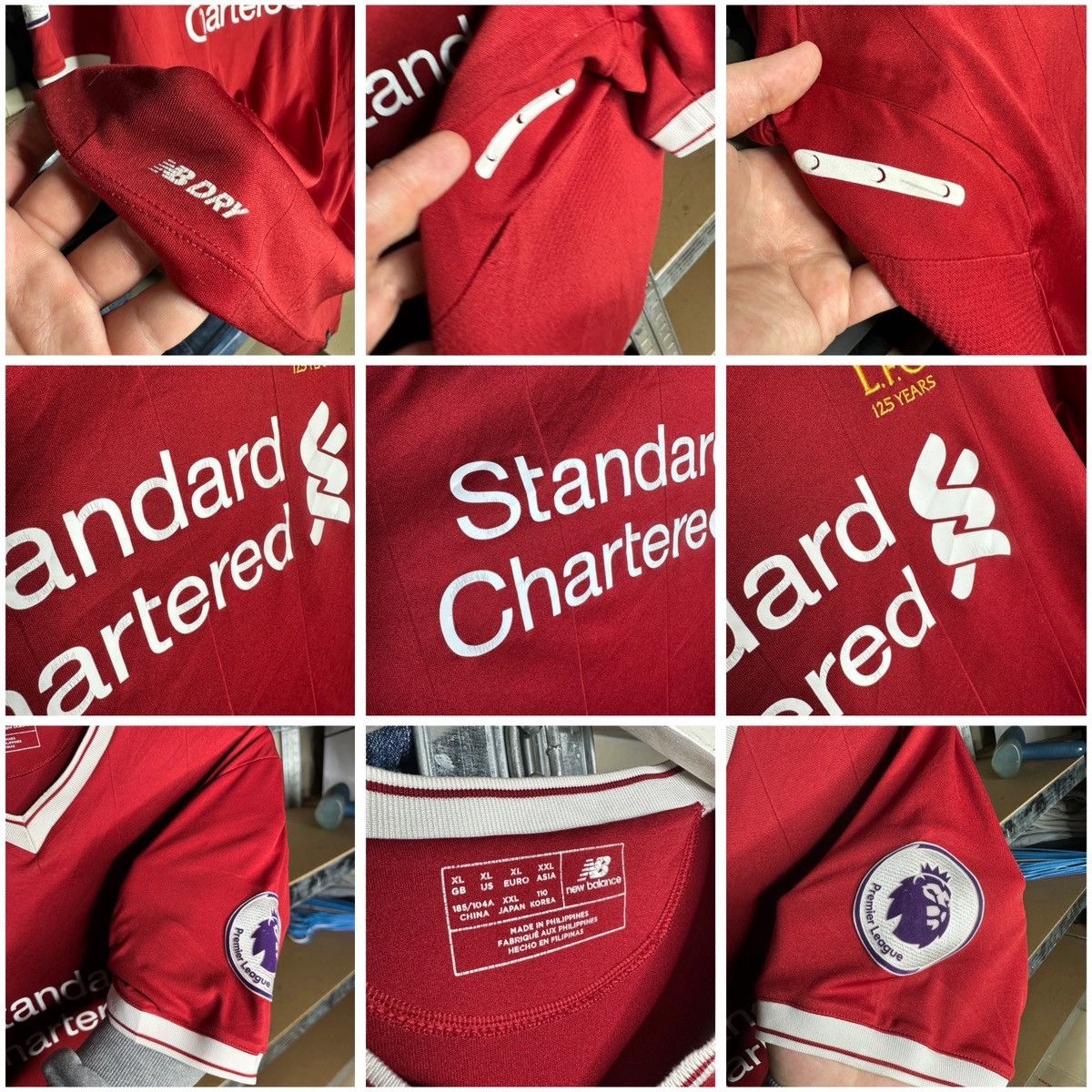 New Balance Liverpool FC 2017-2018 Home Jersey 125 Years "Justice 96" Size US XL / EU 56 / 4 - 24 Thumbnail