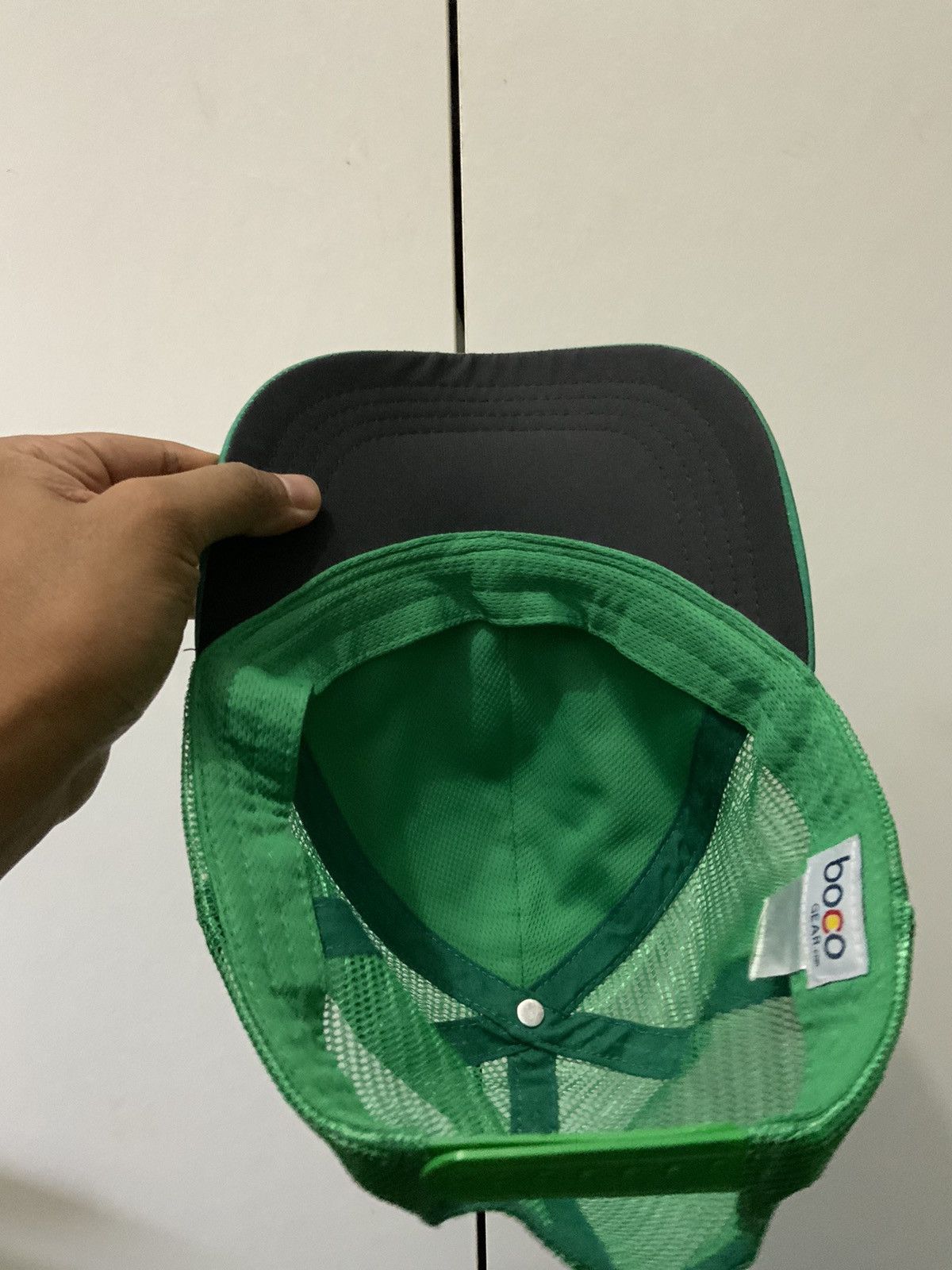 Japanese Brand Swap Adventure Team Green Bogo Gear Trucker Hat Size ONE SIZE - 8 Thumbnail