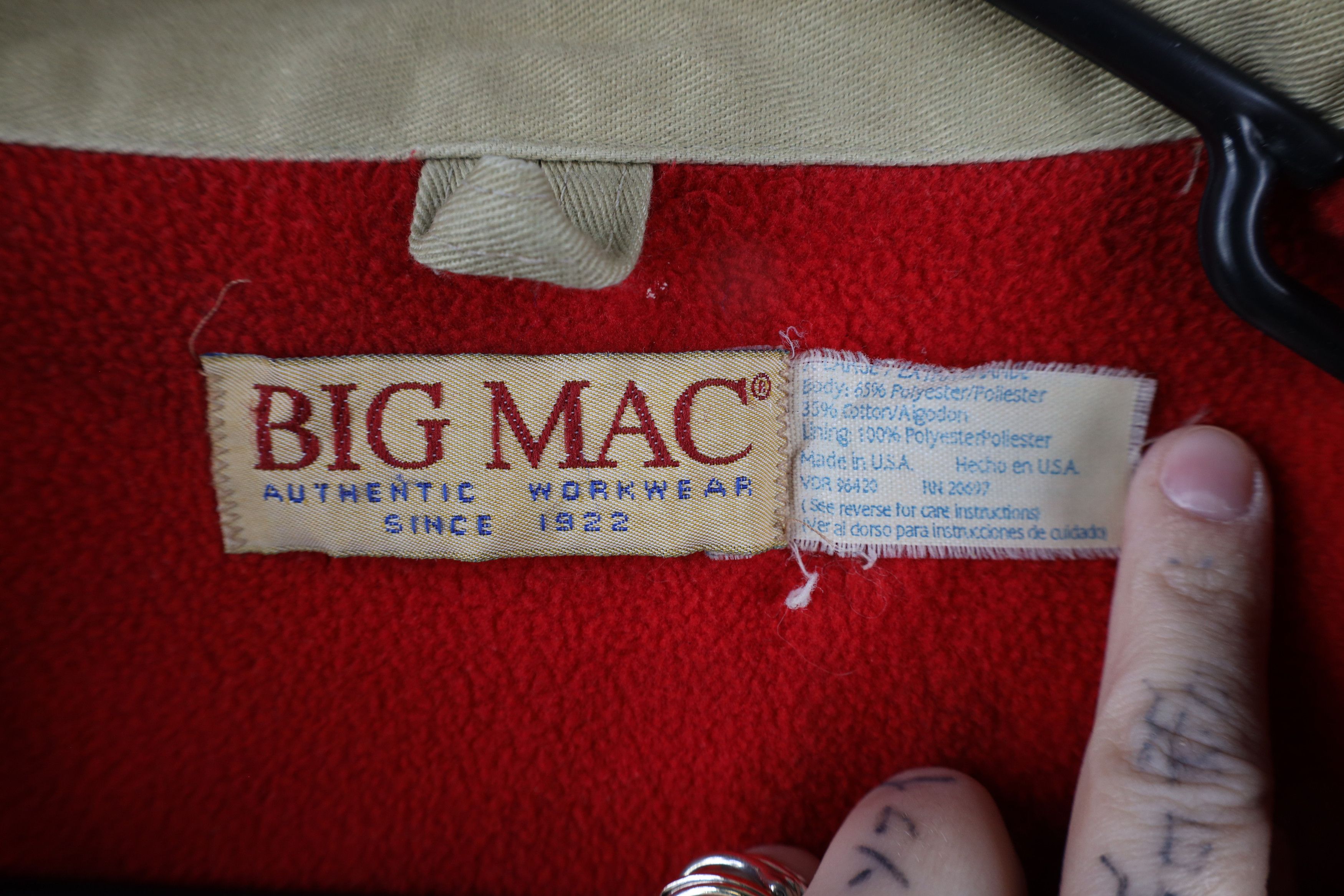 Vintage Vintage 70s Big Mac Lined Workwear Mechanic Jacket USA Size US XL / EU 56 / 4 - 11 Thumbnail