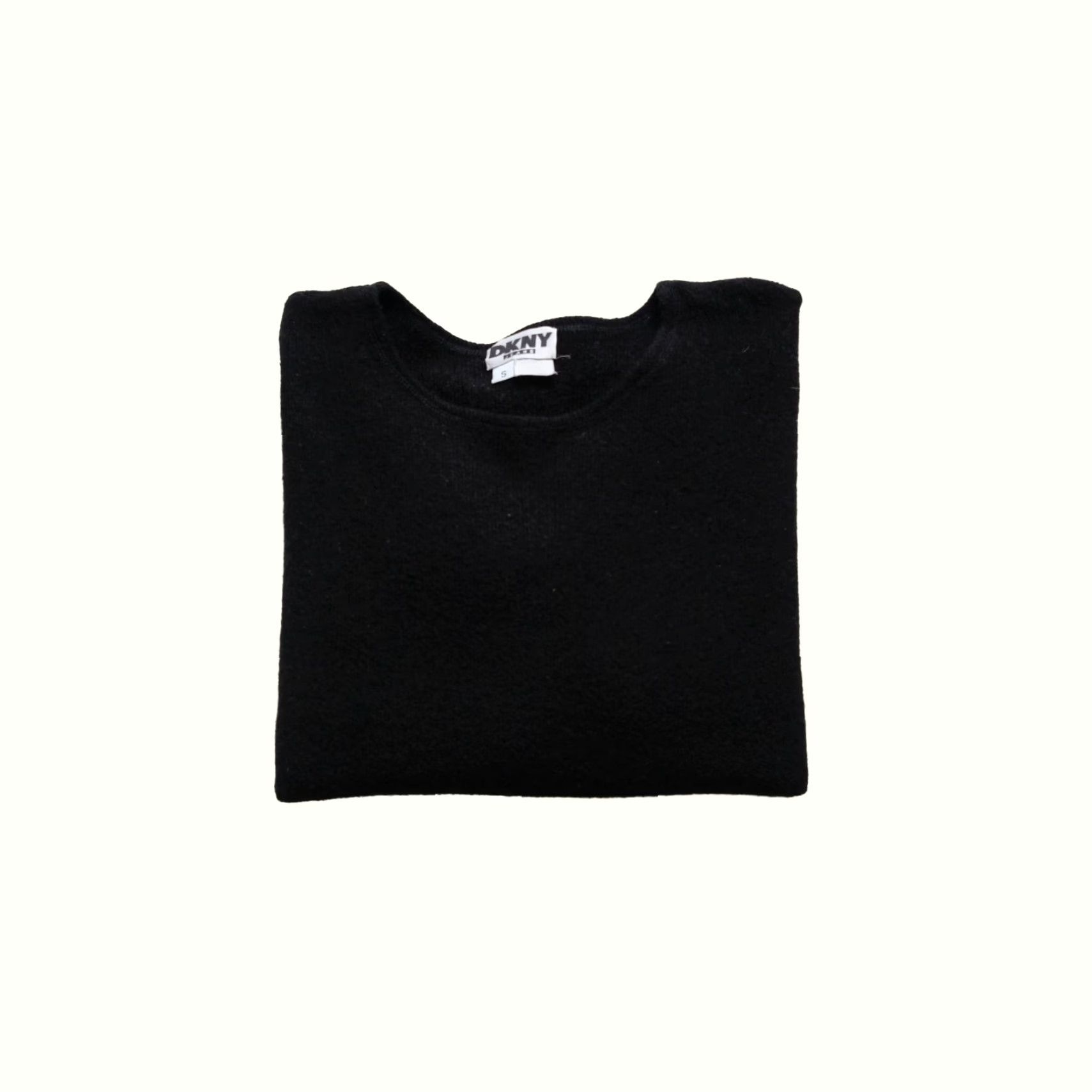DKNY VINTAGE DKNY Crew Neck Knit Sweater Sweatshirt 100% Wool Black Regular Size S Mens 90s Retro USA Made Size US S / EU 44-46 / 1 - 2 Thumbnail