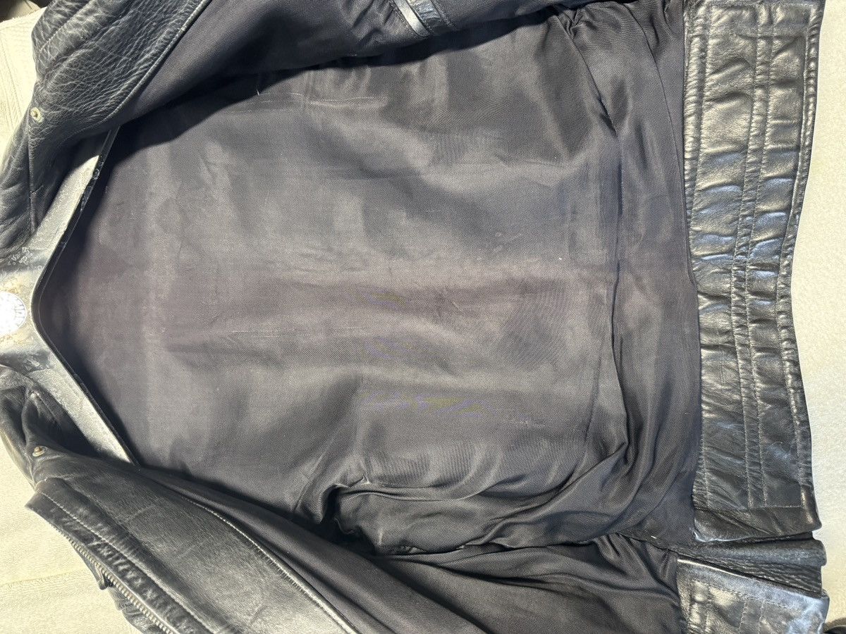 Vintage Rare 40's "Star Glove" Cal Crown Zips Leather Jacket 40 US Size US L / EU 52-54 / 3 - 12 Thumbnail