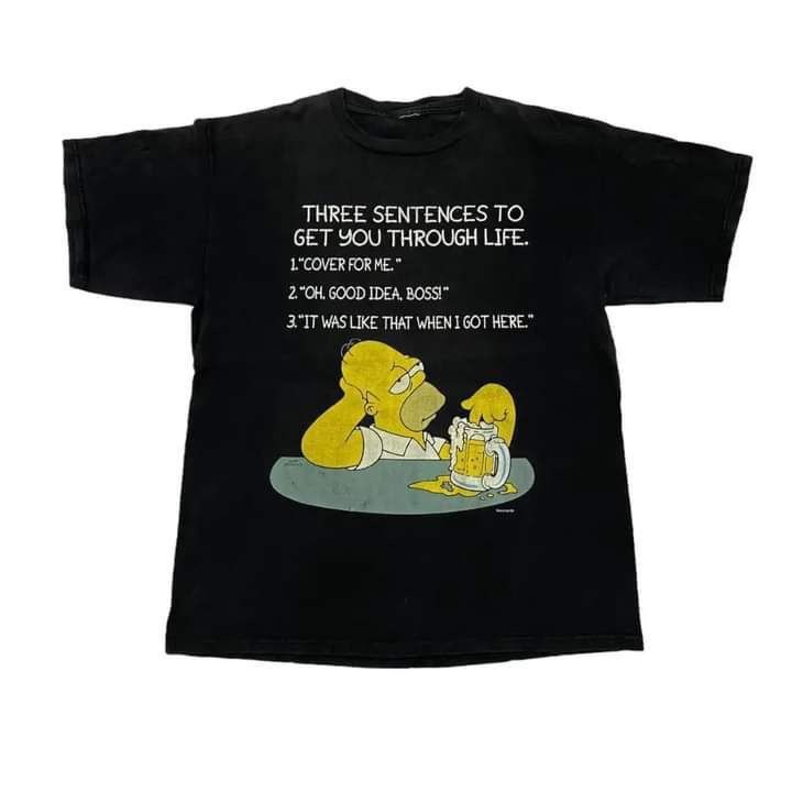 The Simpsons Vintage homer the simpsons matt groening Size US XL / EU 56 / 4 - 1 Thumbnail