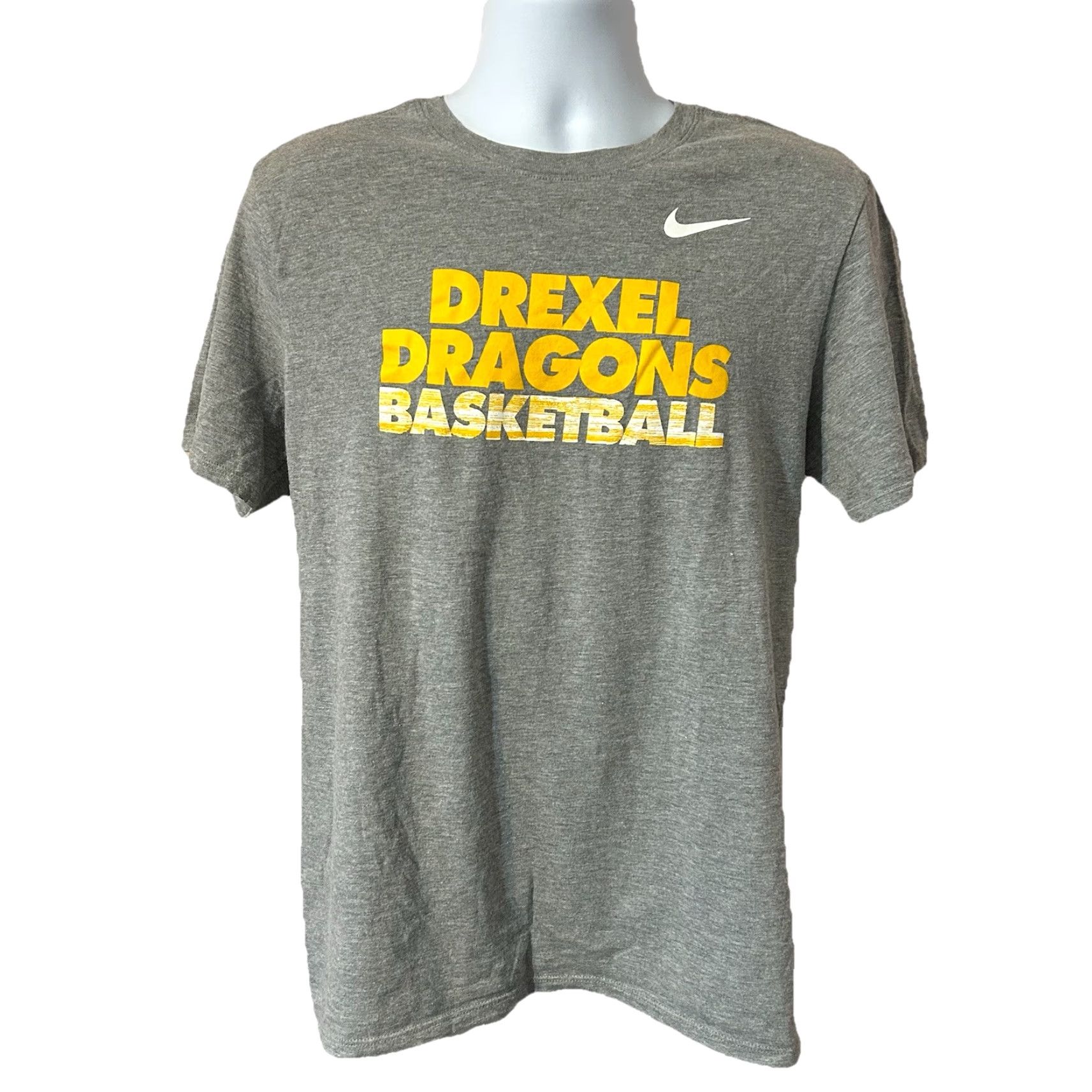 Nike Nike Just Do It Shirt Men Large Gray Drexel Dragons Basketball Logo Athletic Tee Size US L / EU 52-54 / 3 - 3 Thumbnail