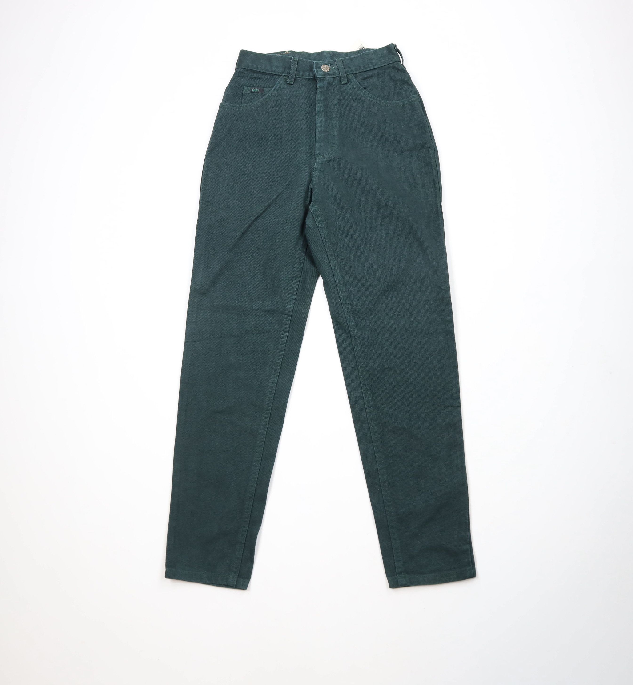 Lee × Vintage Deadstock Vintage 90s Lee Fit Tapered Leg Jeans Green USA Size 28" / US 6 / IT 42 - 1 Thumbnail