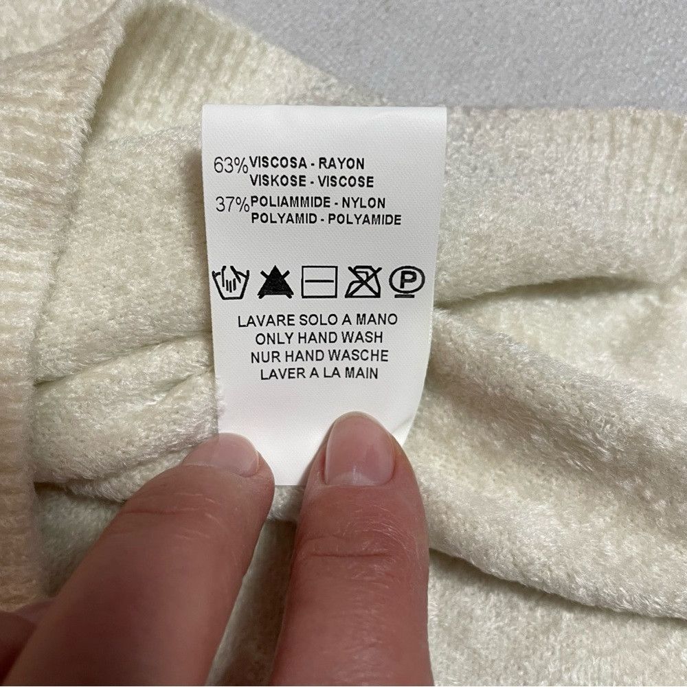 Other New Transit Par-Such Fuzzy Ivory Sweater Made in Italy Size Size M / US 6-8 / IT 42-44 - 8 Thumbnail