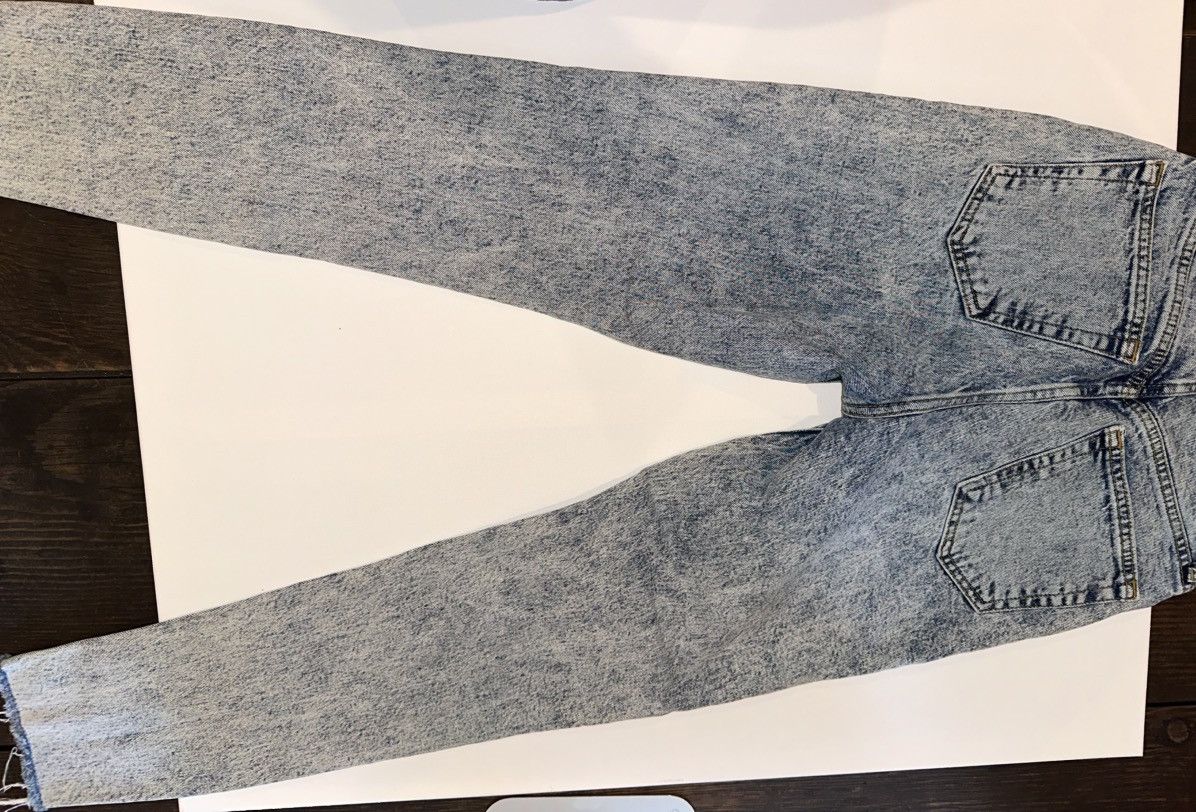 Free People Free People We The Free High Rise Dis Acid Wash Jeans Sz 26 Size 26" / US 2 / IT 38 - 8 Thumbnail