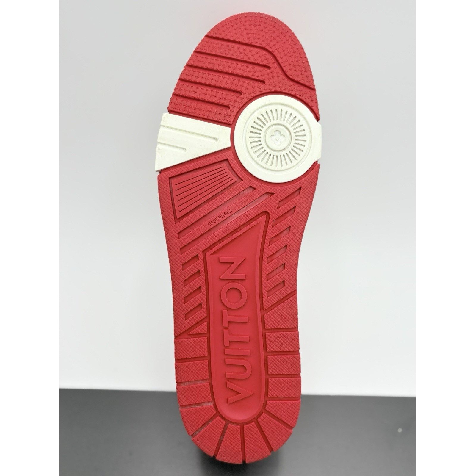 Louis Vuitton Louis Vuitton Trainer ' White Red ' | SUPER CLEAN! Size US 11.5 / EU 44-45 - 7 Thumbnail