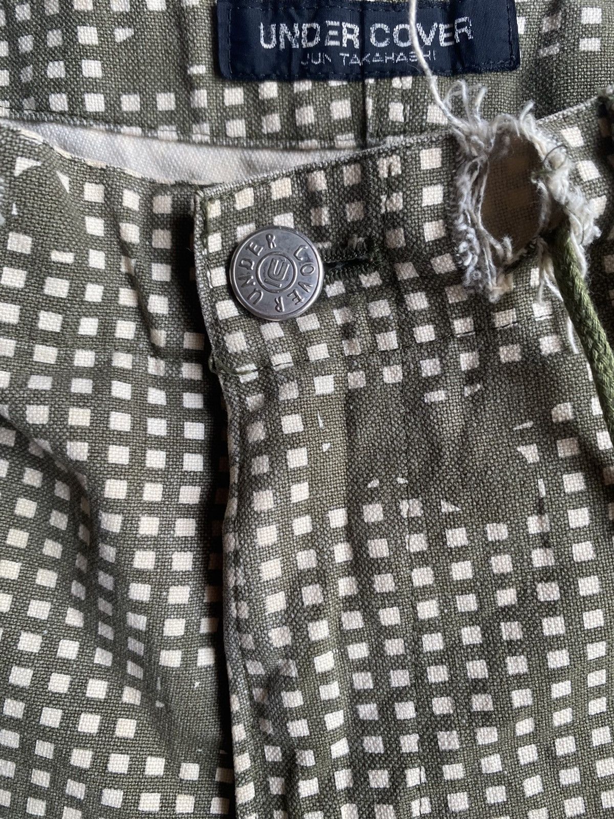 Undercover SS96 Digicamo Drawstring Cargo Shorts Size US 33 - 4 Thumbnail