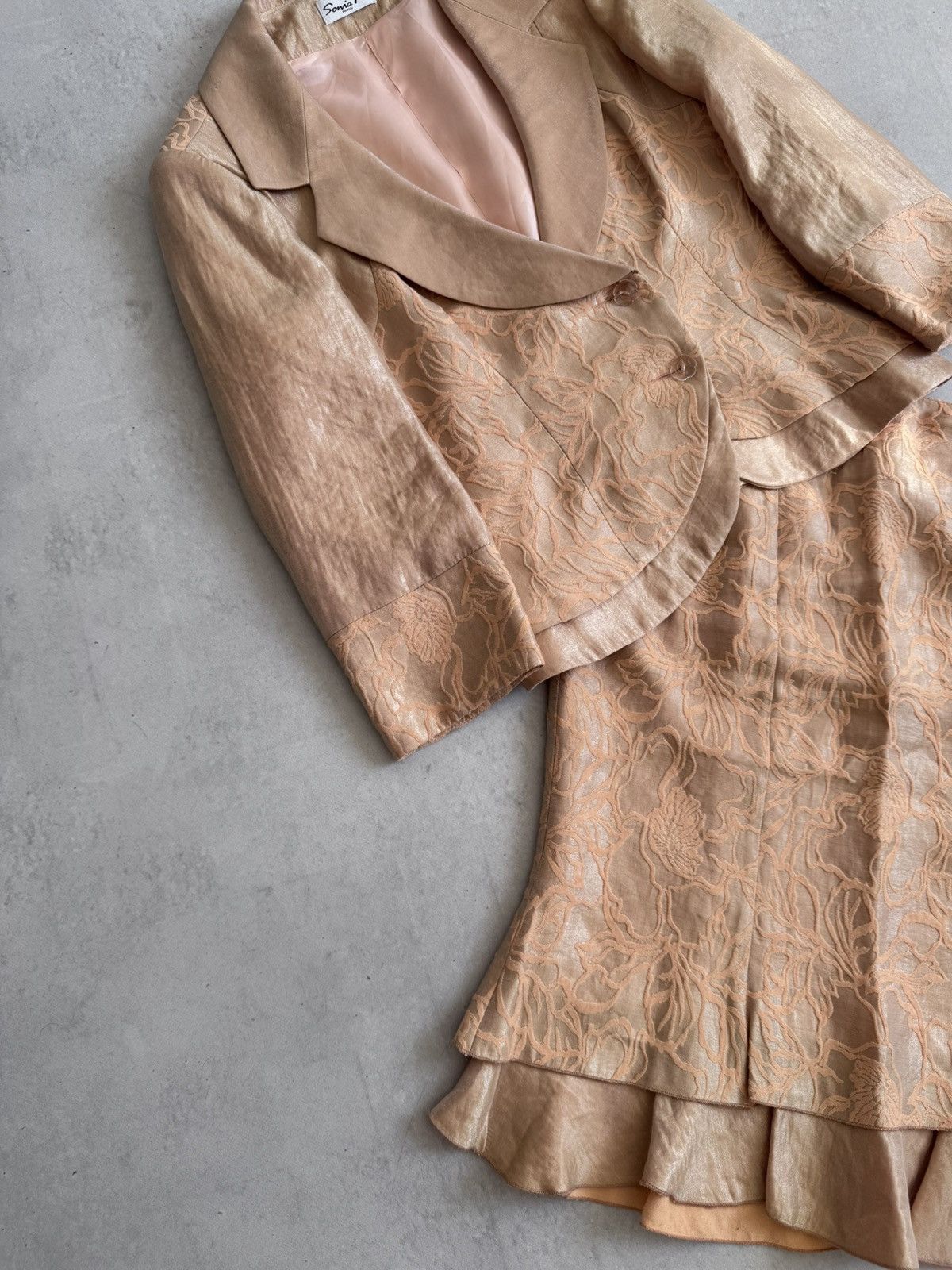 Other Sonia K. Paris Jacquard Archive Suit Skirt Set Women’s Wear Size M / US 6-8 / IT 42-44 - 2 Thumbnail