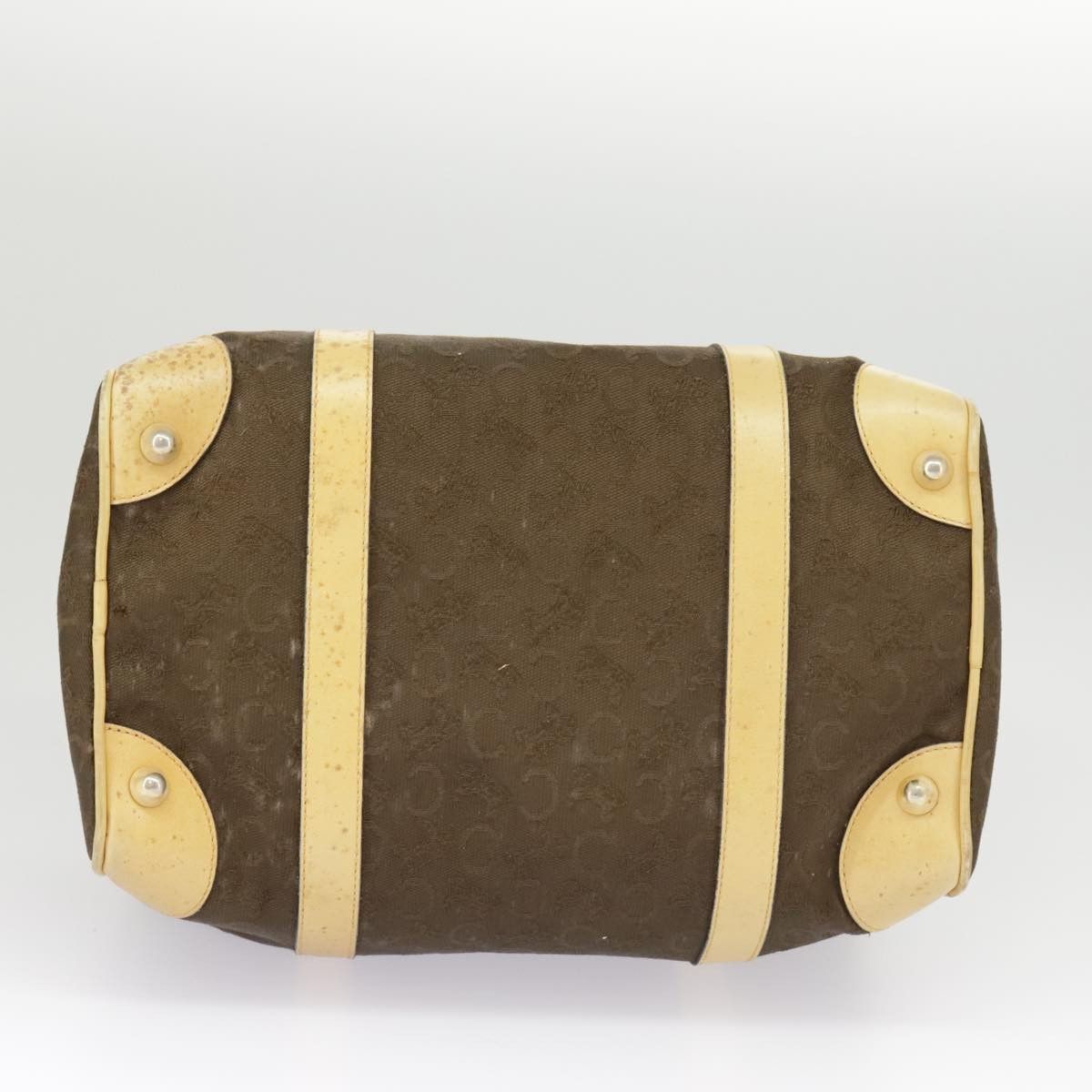 Celine CELINE C Saluki Hand Bag Canvas Brown Size ONE SIZE - 9 Thumbnail
