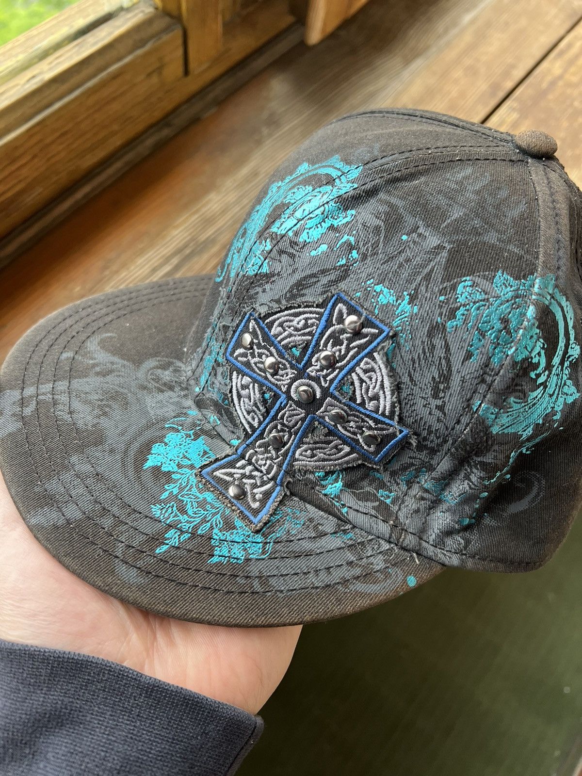 Affliction Rare MMA Elite Tapout Wings Cross Cap Y2K Affliction Style Size ONE SIZE - 13 Thumbnail