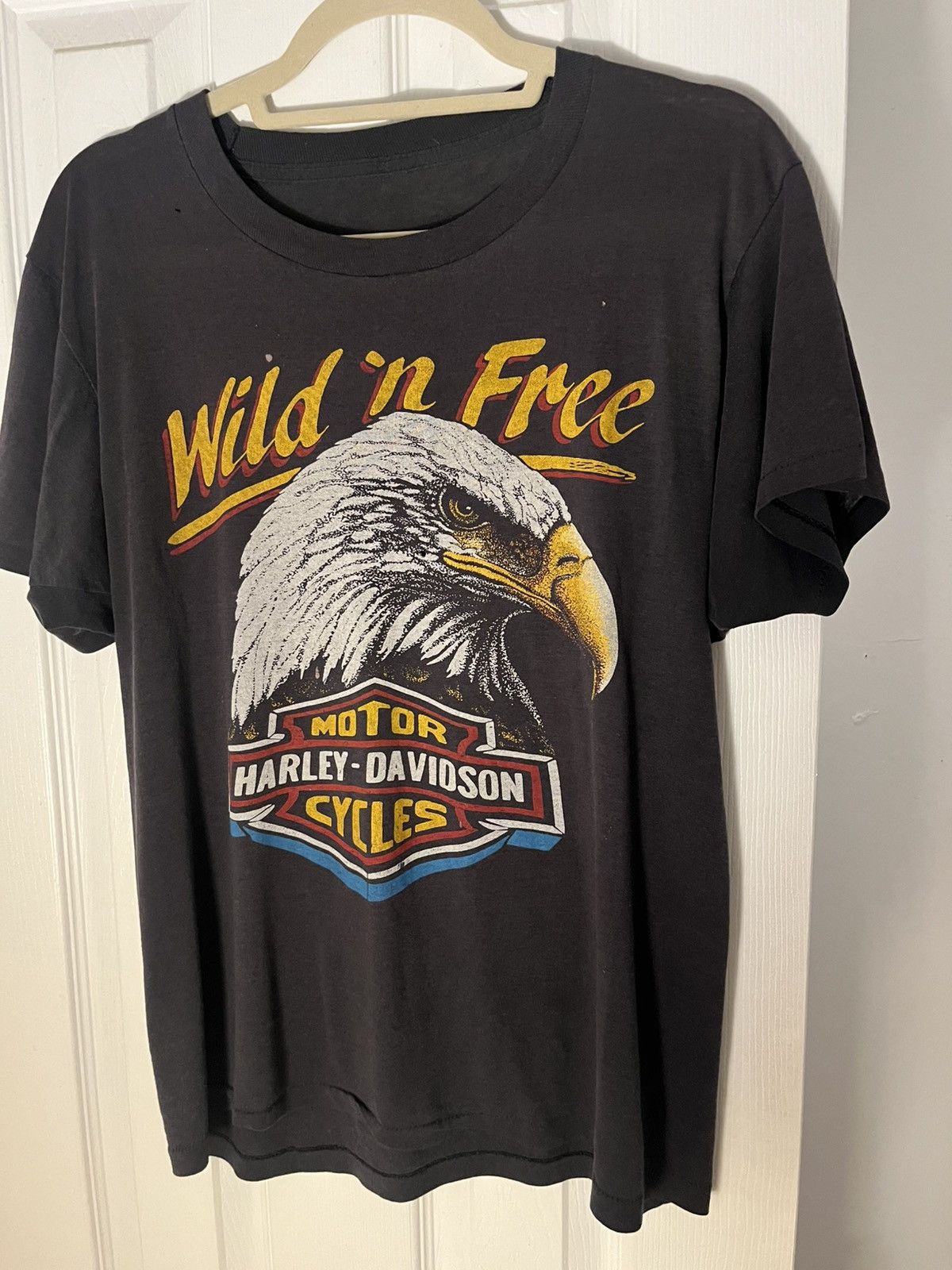 Vintage *Rare* Harley Davidson T-Shirt Size US M / EU 48-50 / 2 - 1 Thumbnail