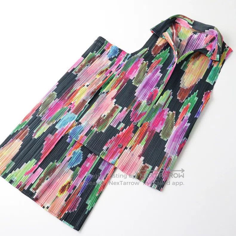 Issey Miyake Issey Miyake Color-block Waistcoat Size M / US 6-8 / IT 42-44 - 1 Thumbnail