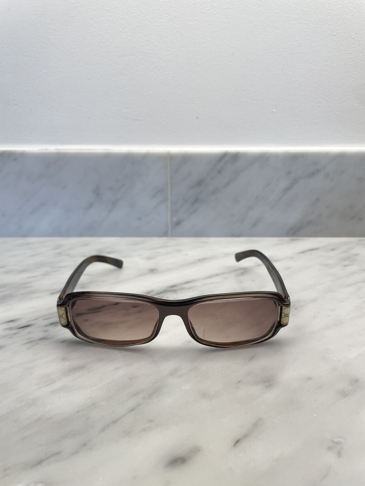 Gucci Gucci gg2548 monogram glasses with dark lenses Size ONE SIZE - 2 Thumbnail