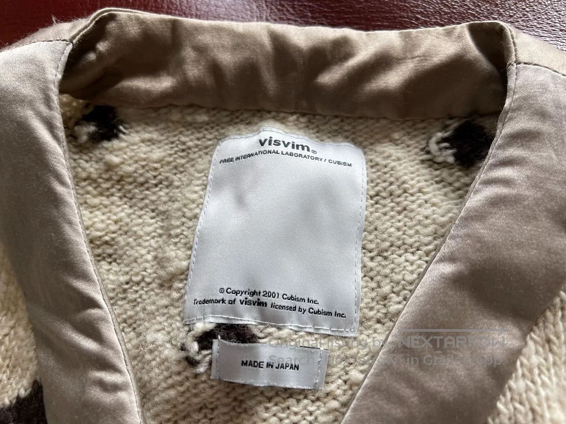 Visvim VISVIM SELMER LONG TRIANGLE CARDIGAN. Size US S / EU 44-46 / 1 - 3 Thumbnail