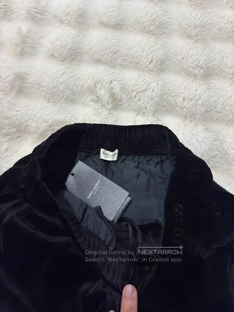 Saint Laurent Paris Saint Laurent Paris size XS Velvet Elastic Men's Long Pant Size US 27 - 3 Thumbnail