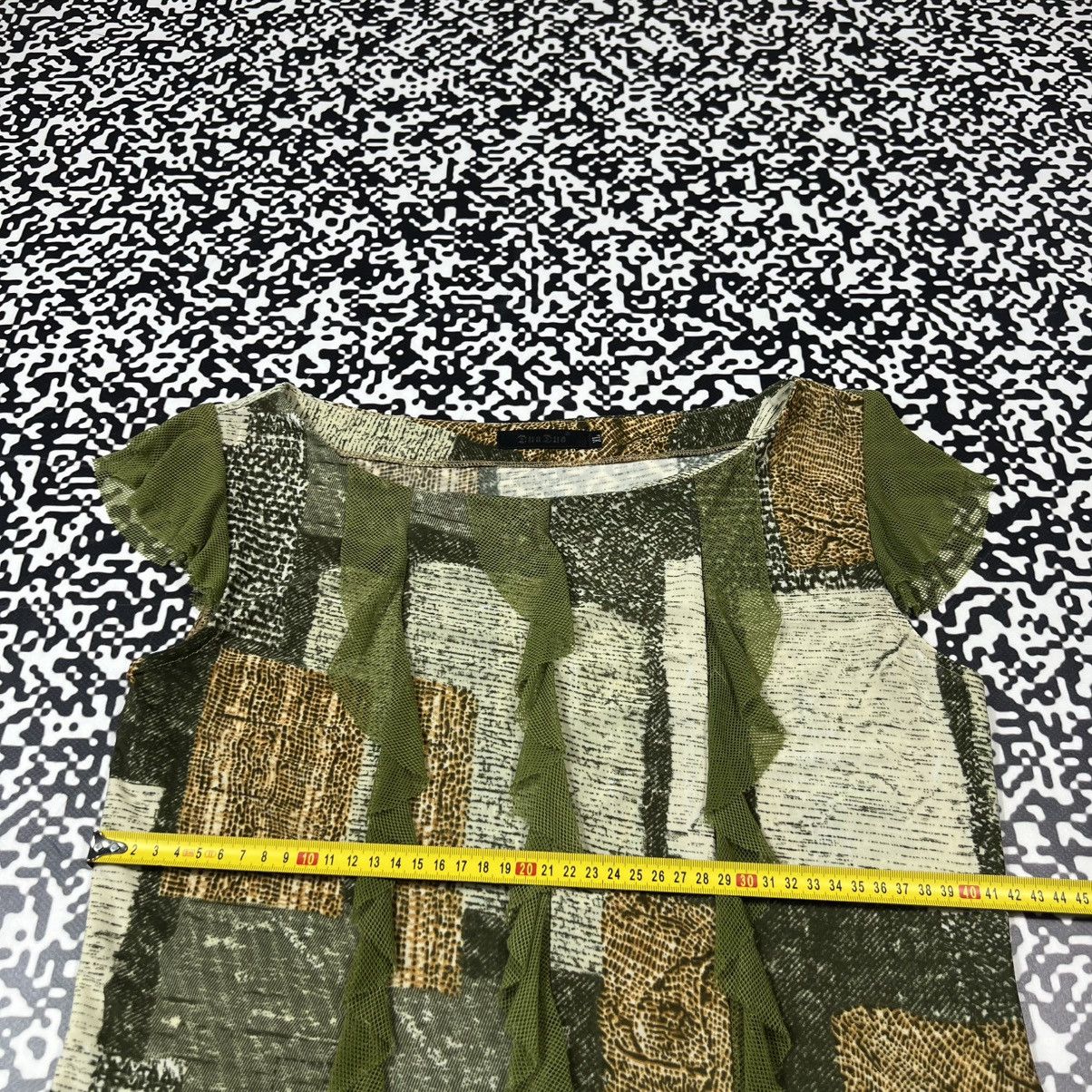 Japanese Brand Vintage Y2K Japanese Mesh Retro Patchwork Style Tank Top Tee Size XL / US 12-14 / IT 48-50 - 17 Thumbnail