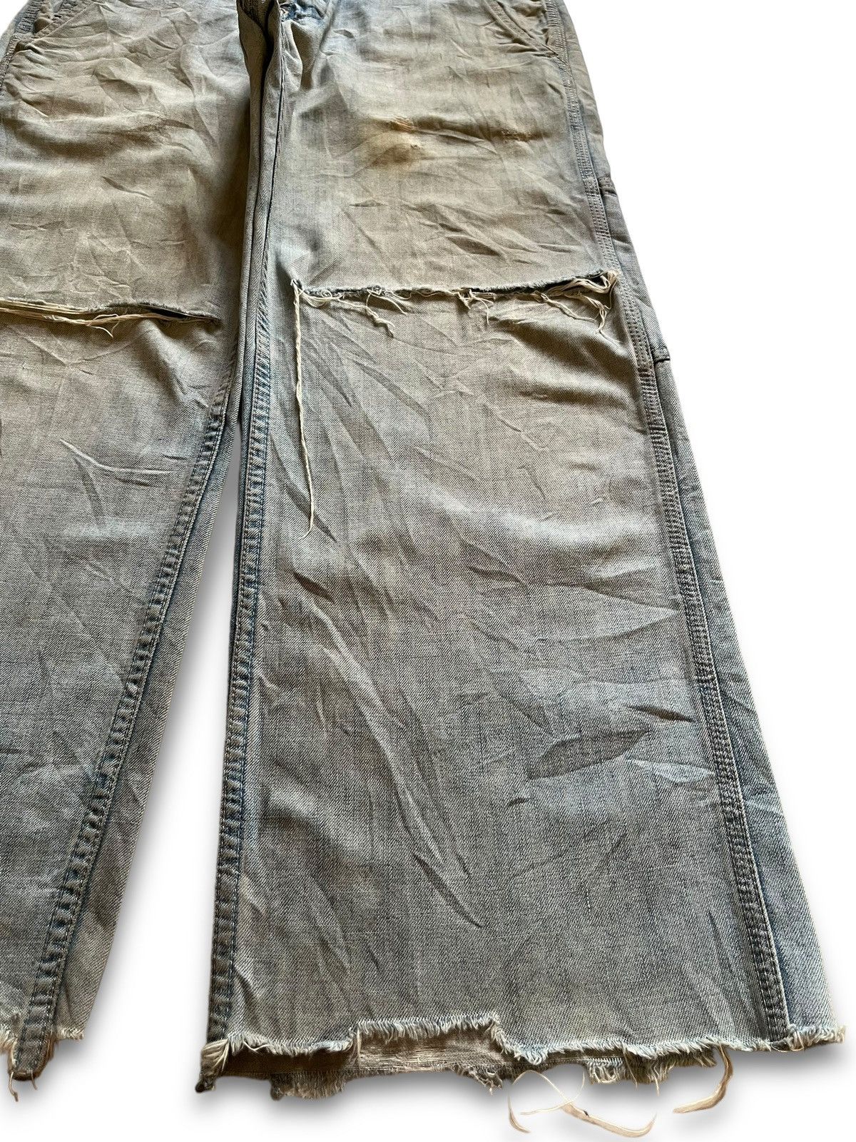Levi's Vintage Levis 572 Mud Wash Carpenter Baggy Jeans Size US 31 - 8 Thumbnail