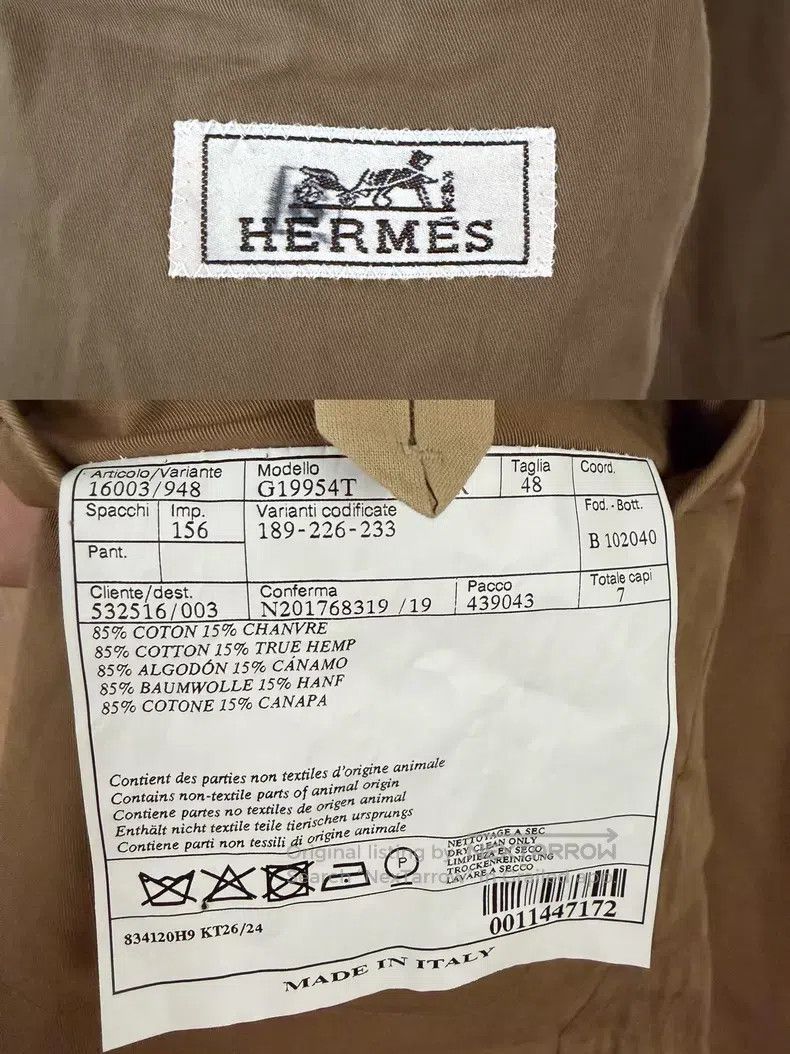Hermes Hermes Spring/Summer Men's Casual Jacket Size US M / EU 48-50 / 2 - 6 Thumbnail