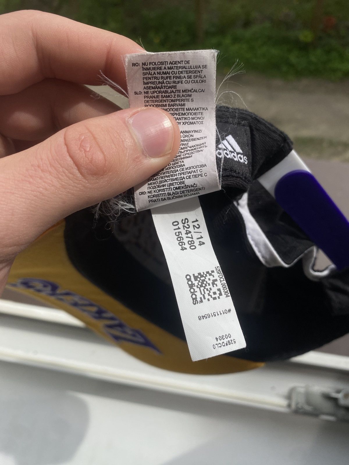 Adidas × NBA × Vintage Vintage Los Angeles Lakers x Adidas Snapback Cap Size ONE SIZE - 6 Thumbnail