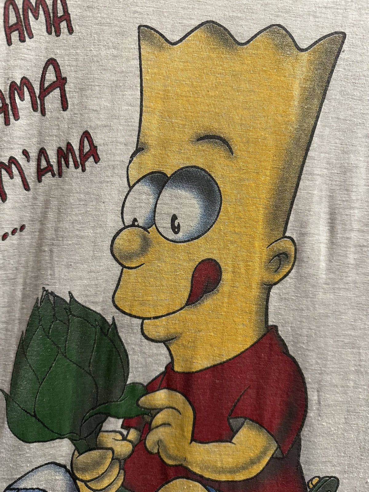 Vintage Vintage 90s Bootleg Bart Simpson Single Stitch T-Shirt Size US L / EU 52-54 / 3 - 2 Thumbnail