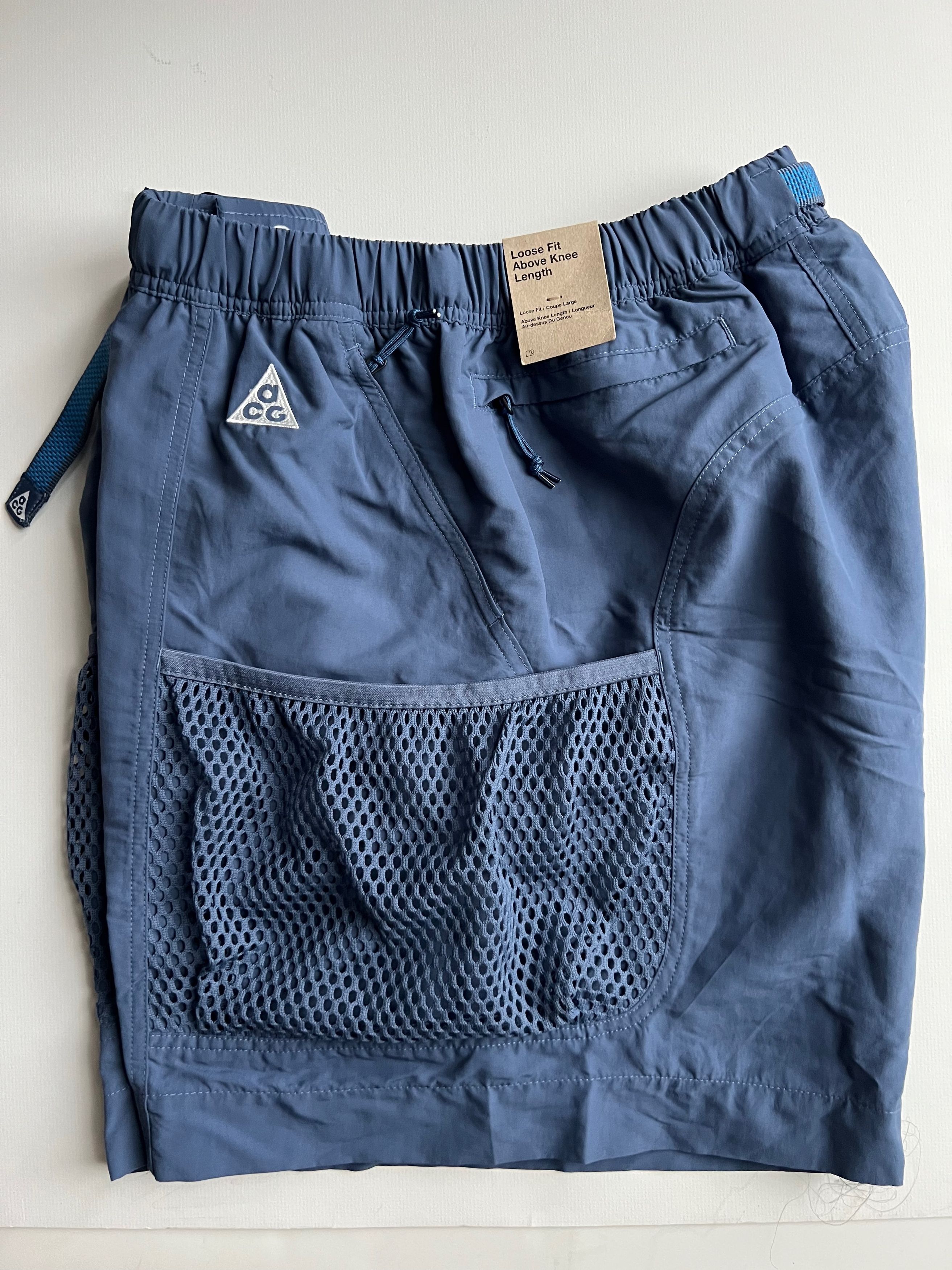 Nike ACG Nike ACG Snowgrass Hiking Shorts - Blue - Size XL (NWT) Size US 36 / EU 52 - 10 Thumbnail