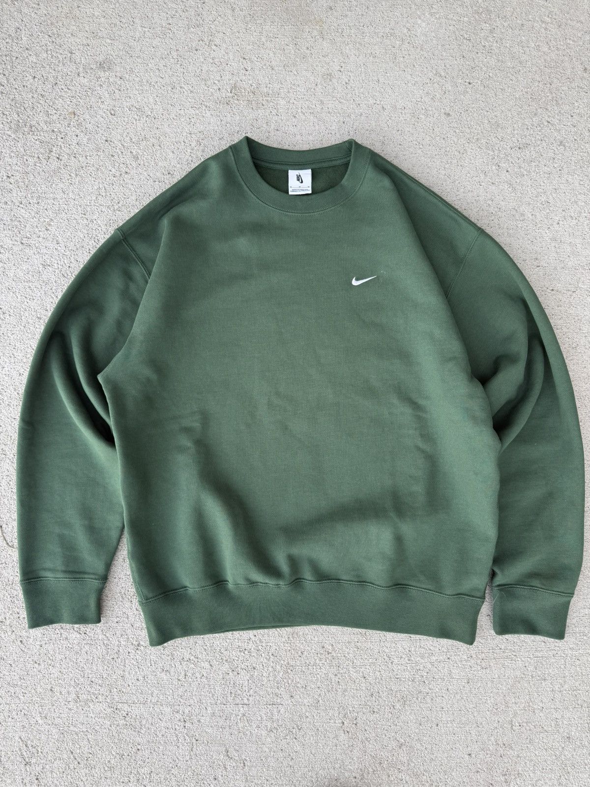 Nike Nike Men's Sweatshirt - Forest Green - Mens Size Medium Size US M / EU 48-50 / 2 - 1 Thumbnail
