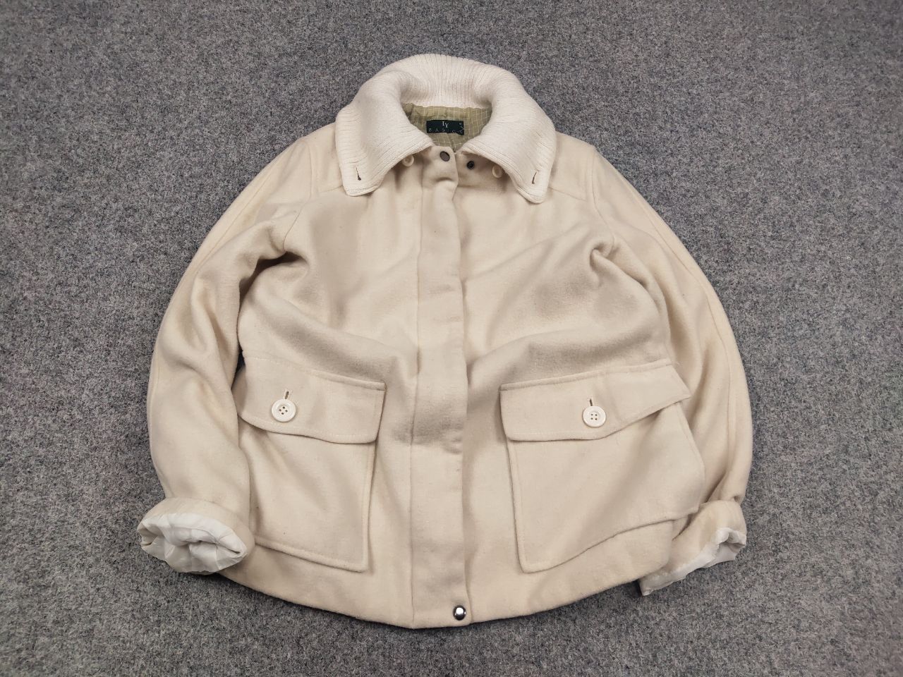 Japanese Brand Vtg 90's IY Basics by Issey Miyake Japan Wool Coat Jacket Size M / US 6-8 / IT 42-44 - 2 Thumbnail