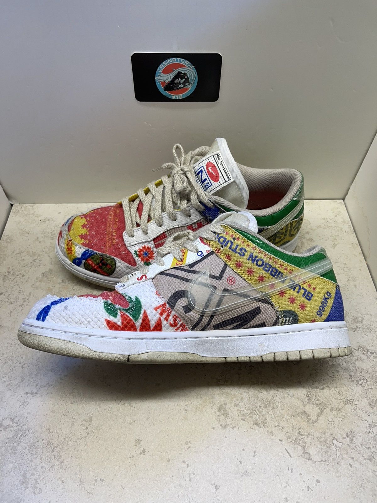 Nike Size 9 - Nike Dunk Low City Market (DA6125-900) Size US 9 / EU 42 - 5 Thumbnail