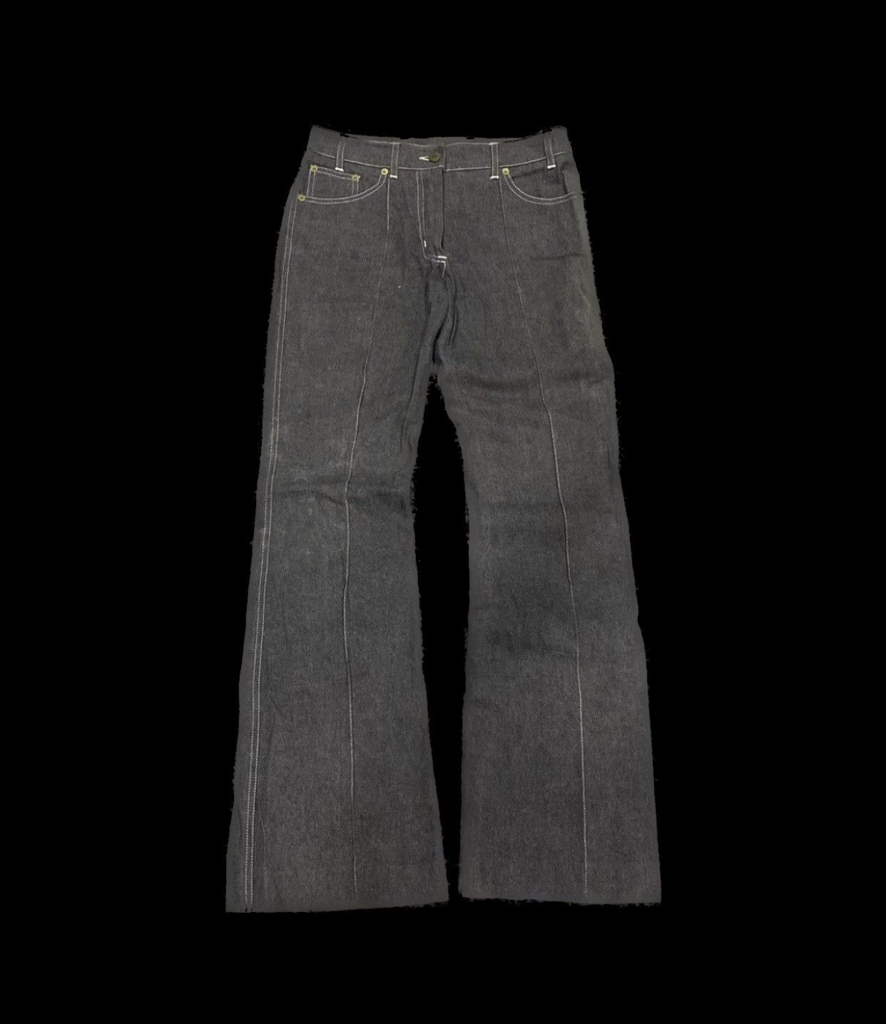 Chloe Sickkk☠️ Chloe Flare Jeans 90s Punk Luxury Size 28" / US 6 / IT 42 - 1 Thumbnail