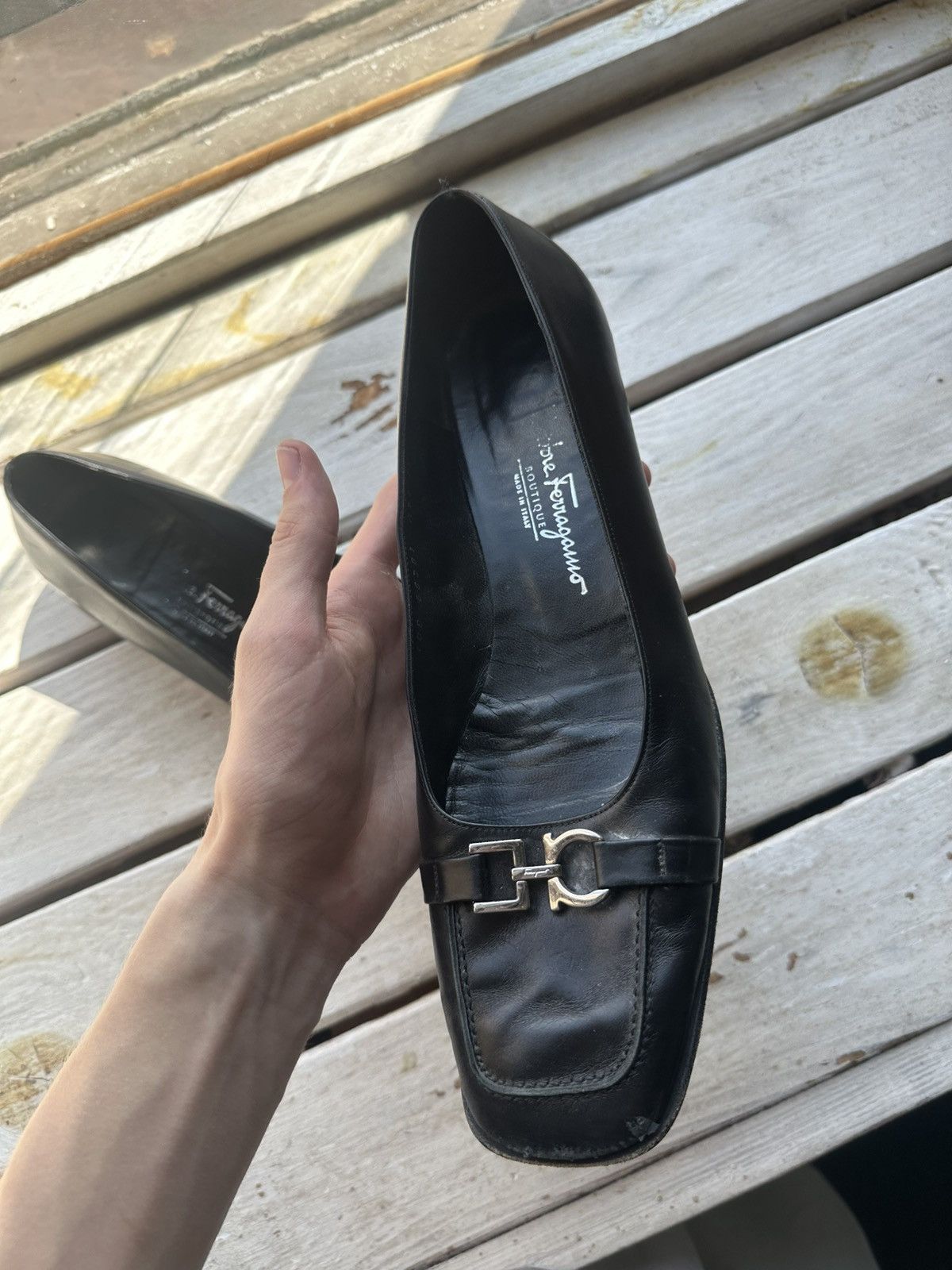 Salvatore Ferragamo RARE❗️Salvatore Ferragamo Women Shoes flats heels Size US 10 / IT 40 - 9 Thumbnail