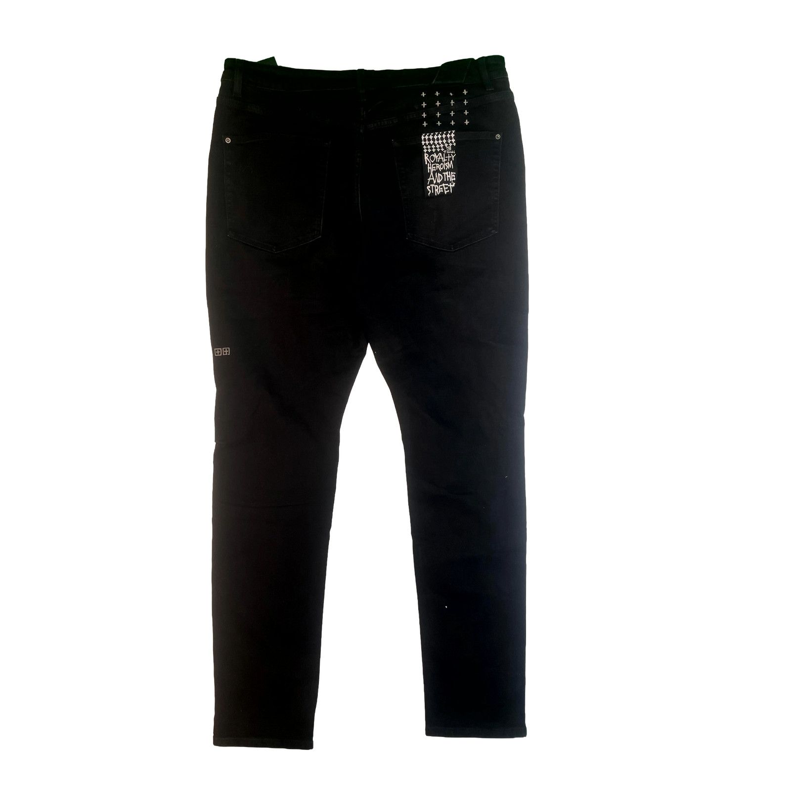 Purple Brand Purple Brand Ripped Grey Wash Jeans Size US 38 / EU 54 - 2 Thumbnail