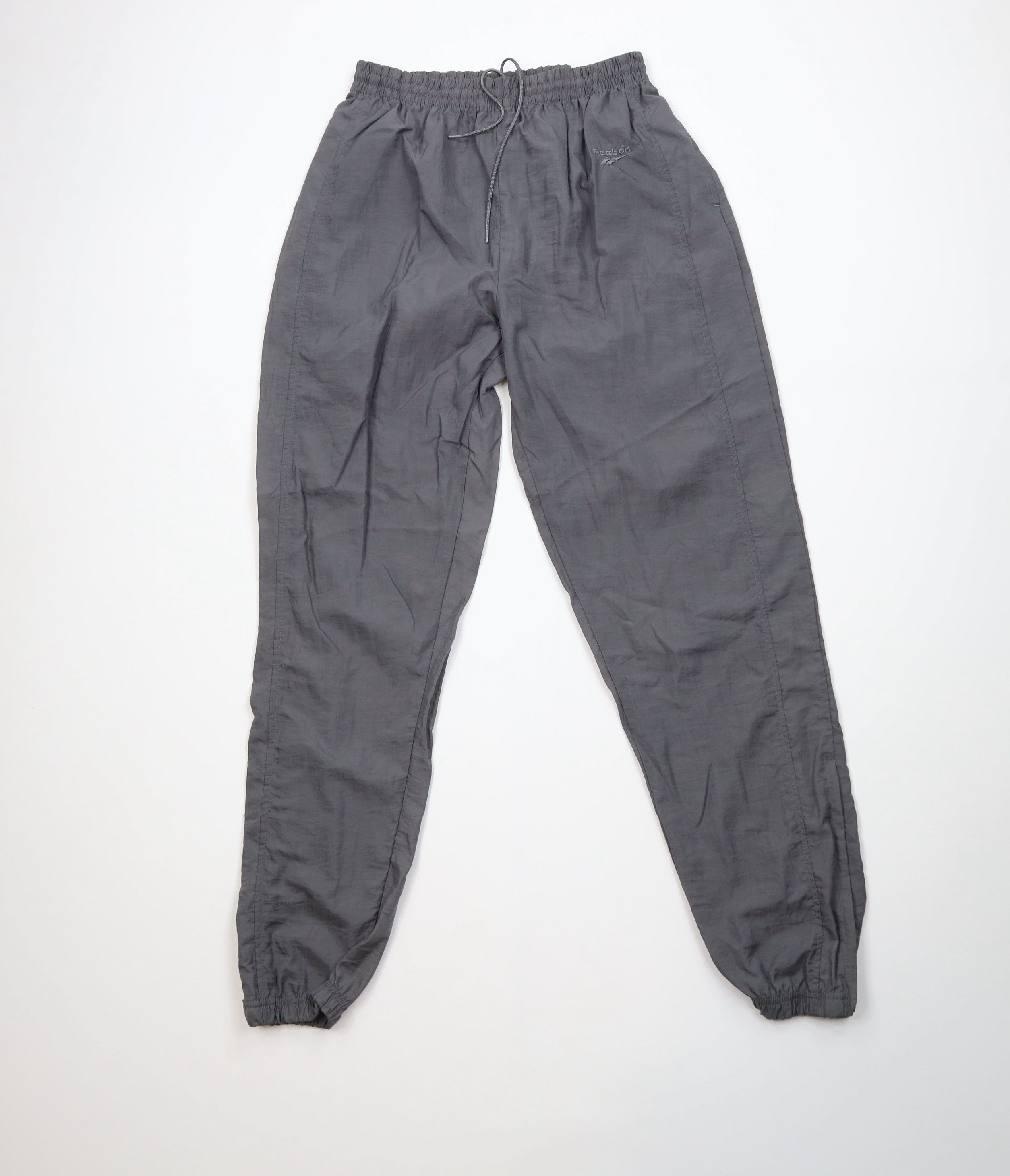 Reebok Vintage 90s Reebok Spell Out Windbreaker Joggers Pants Gray Size US 34 / EU 50 - 1 Thumbnail