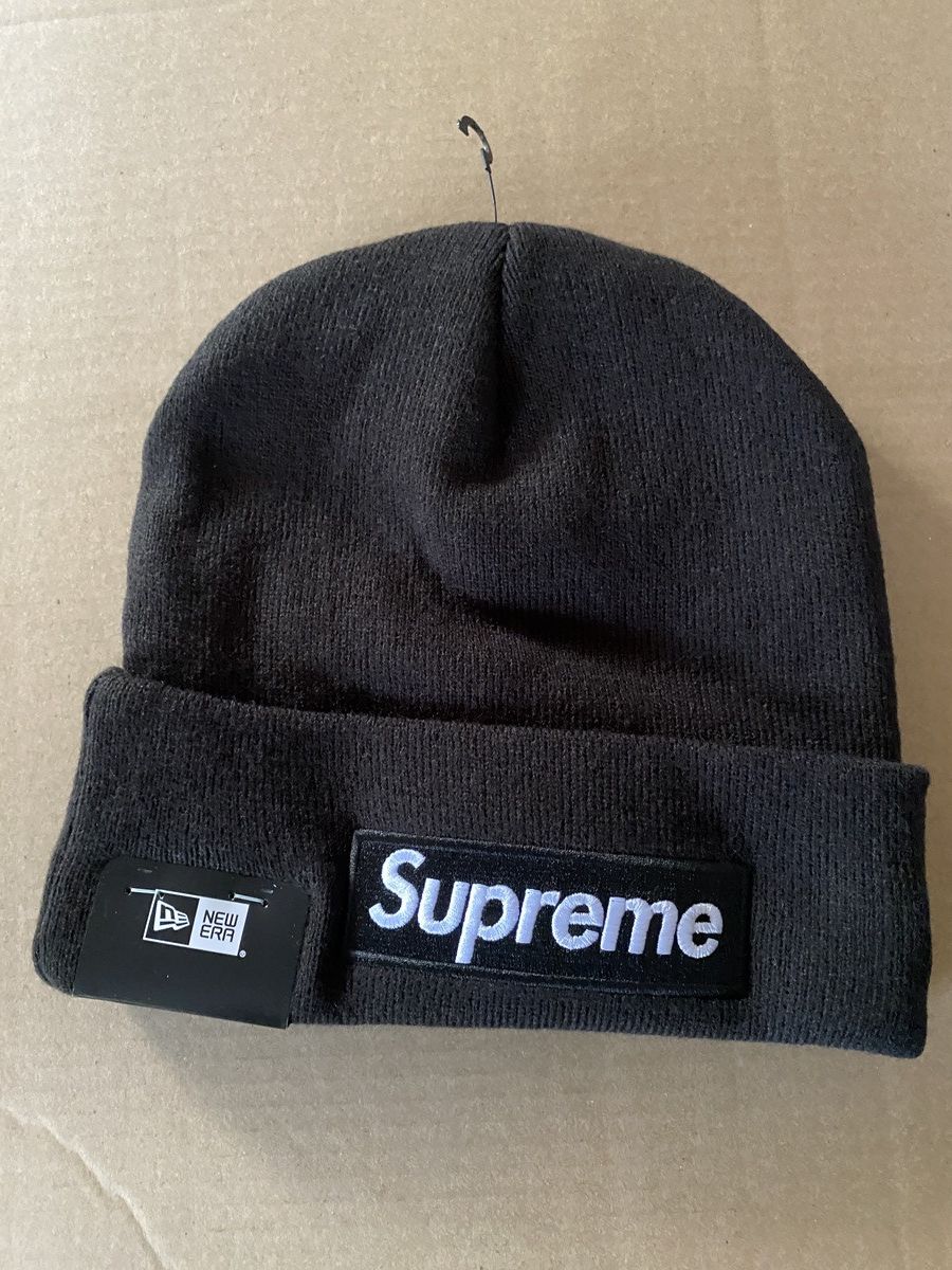 Supreme FW25 New Era Box Logo Beanie Black