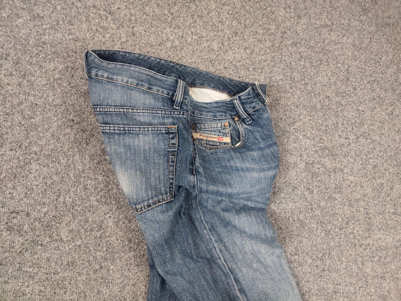 Diesel Vintage 90's Diesel Rabox distressed Denim Crazy Jeans LGB Size US 34 / EU 50 - 10 Thumbnail