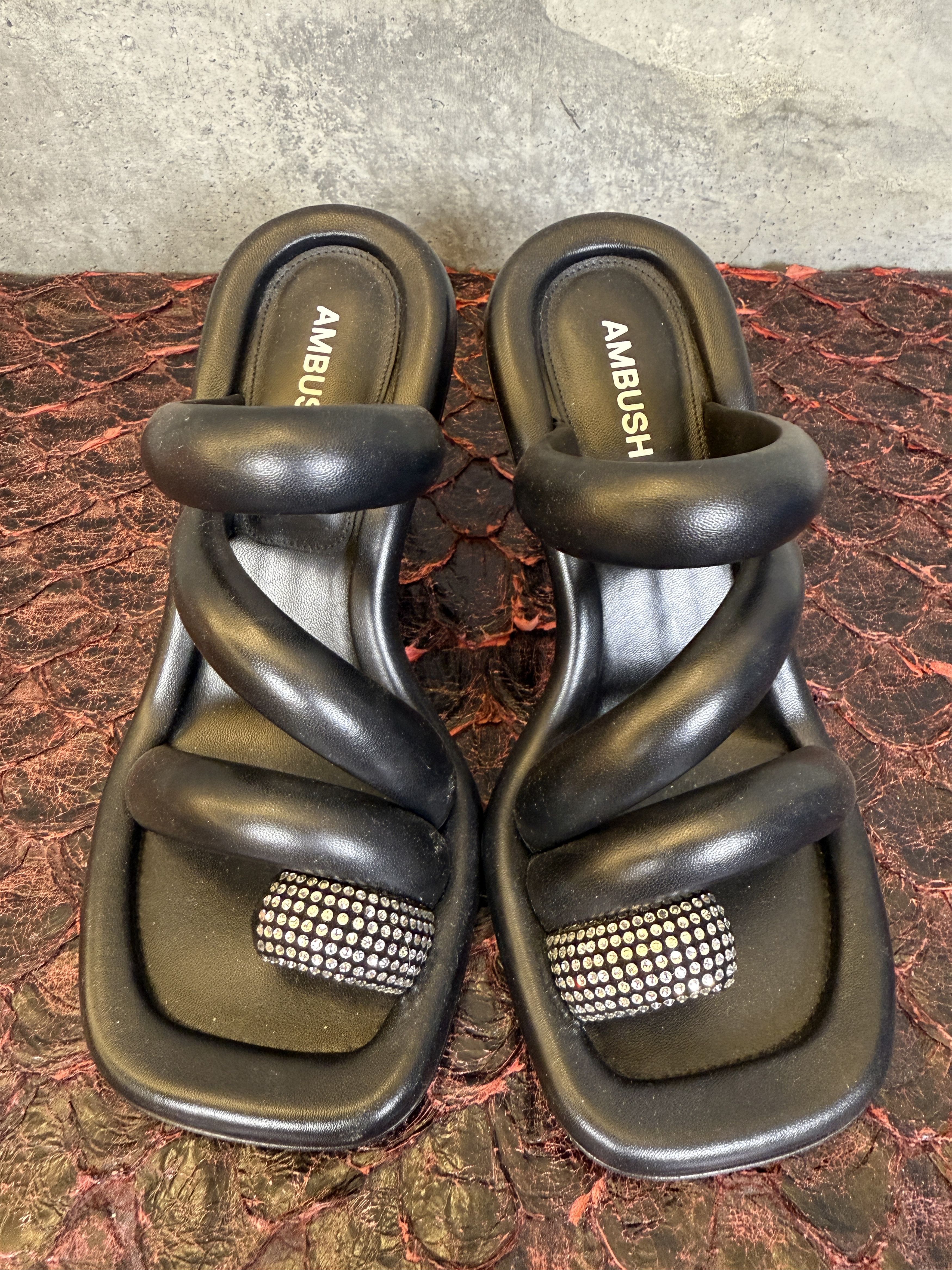 Ambush Design $285 Ambush Cushion Strap Heel Sandals Size US 6 / IT 36 - 9 Thumbnail