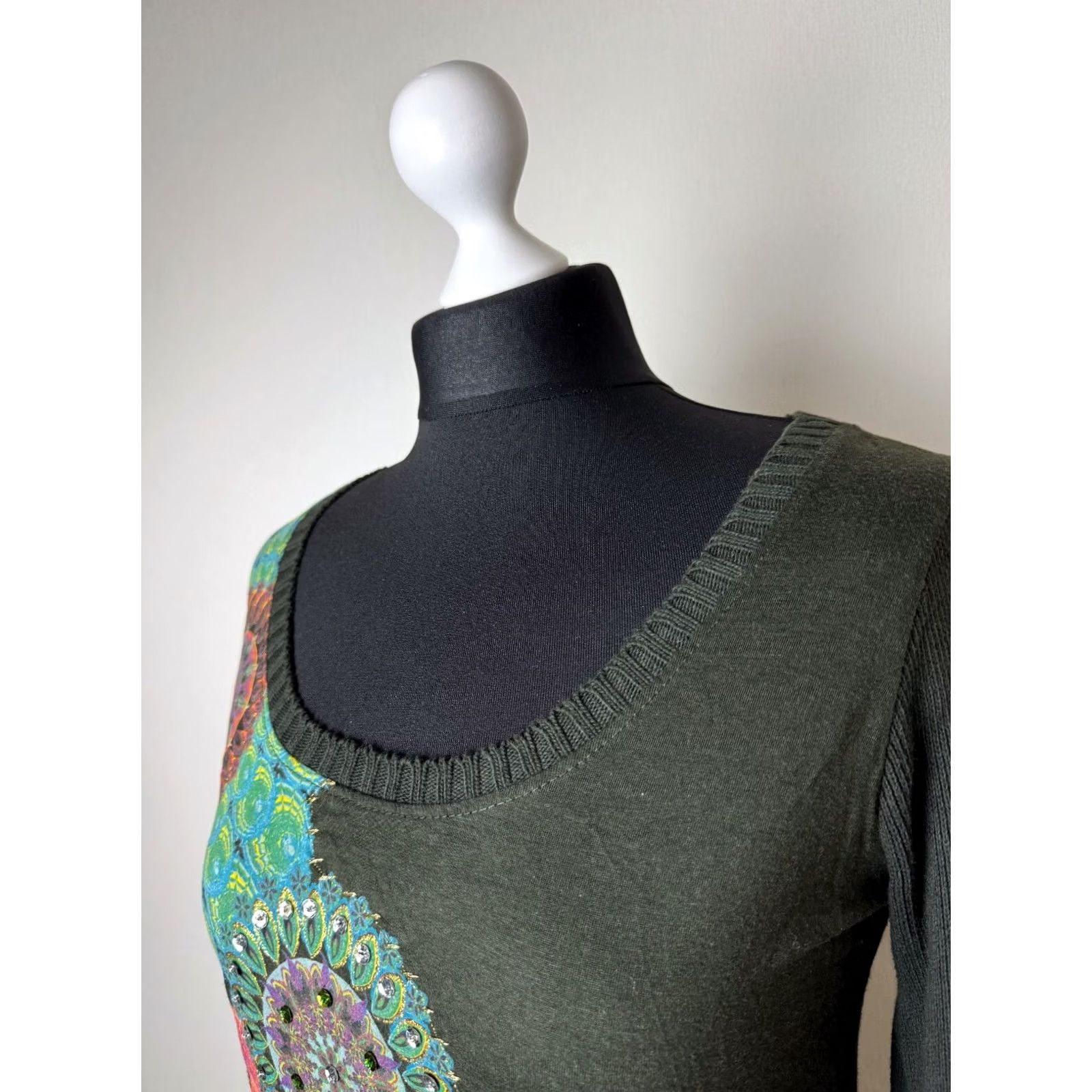 Desigual Desigual womens jumper pullover Brown Size S Size S / US 4 / IT 40 - 4 Thumbnail