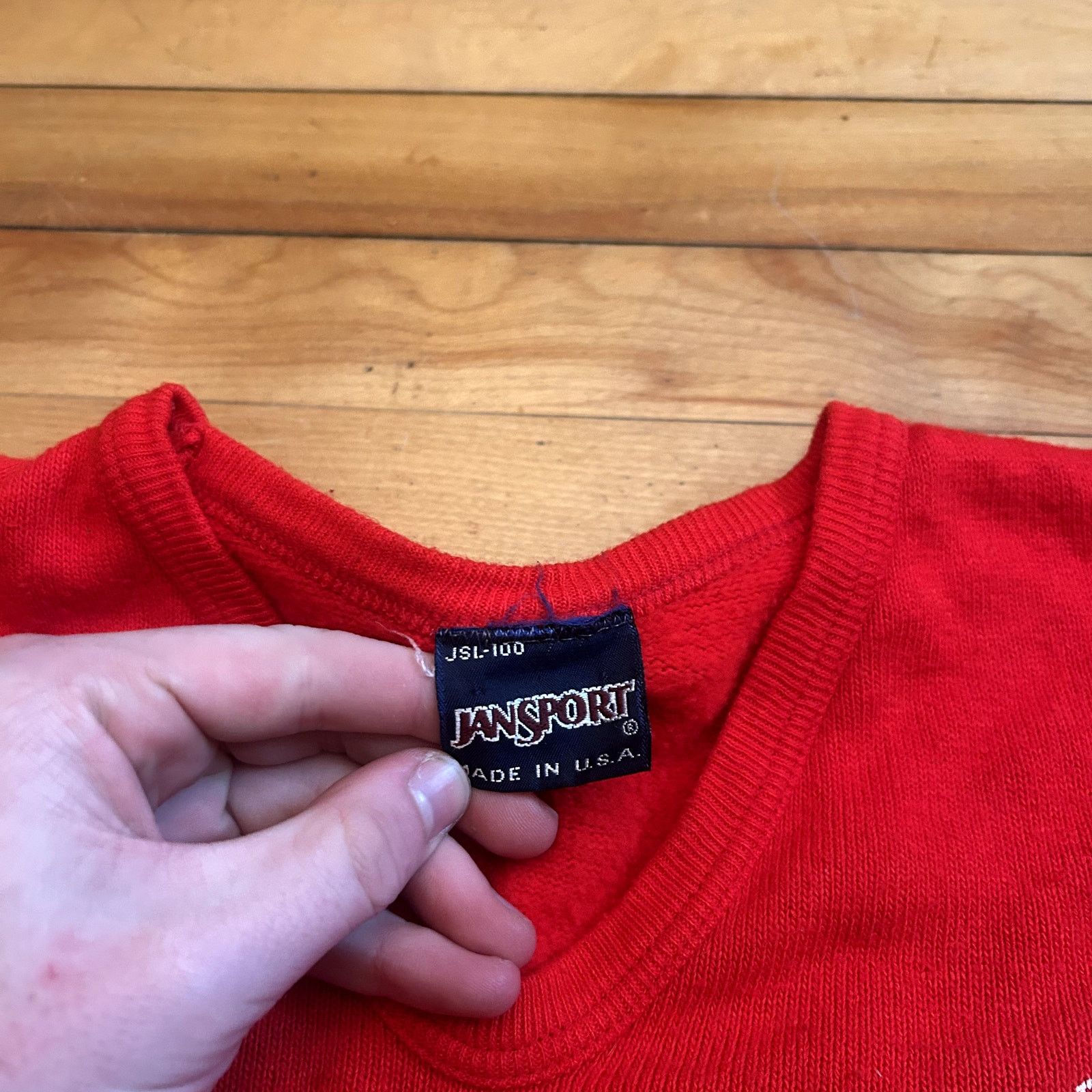Jansport Vintage Jansport University of Utah Red Sweater Medium Size US M / EU 48-50 / 2 - 3 Thumbnail