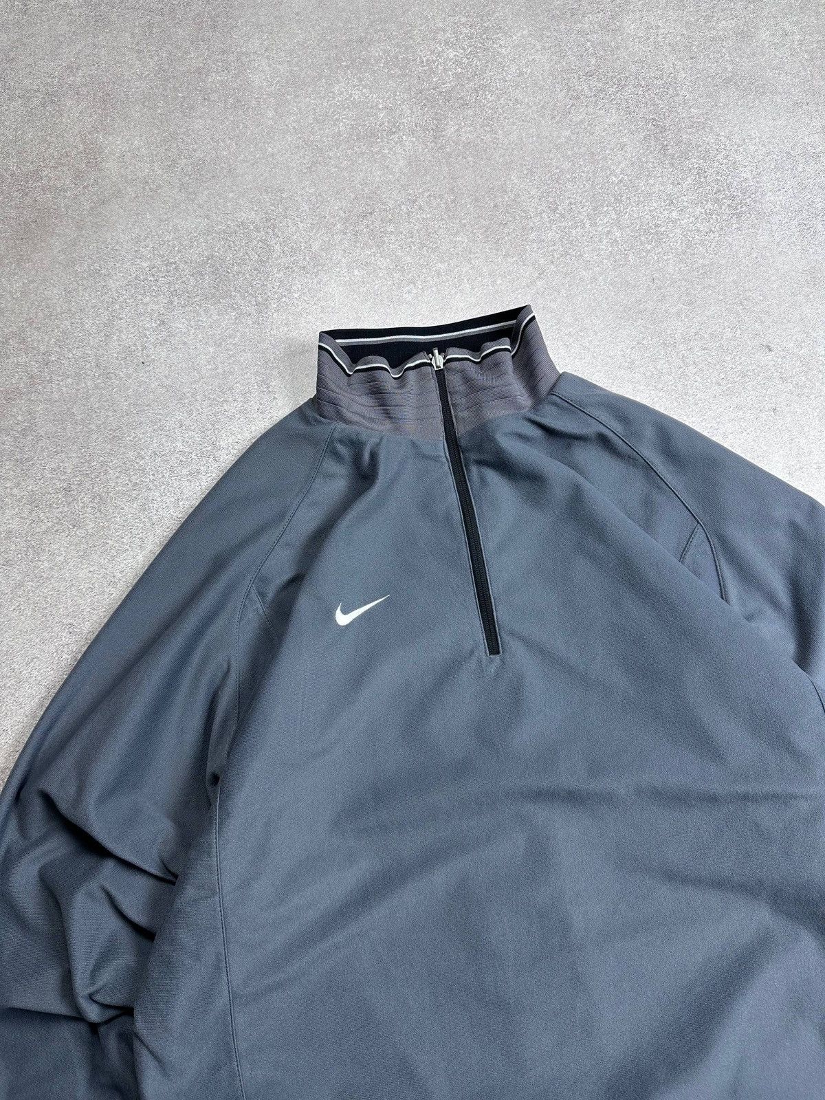 Nike Vintage Nike Swoosh Reversible Fleece Jacket L Size US L / EU 52-54 / 3 - 2 Thumbnail
