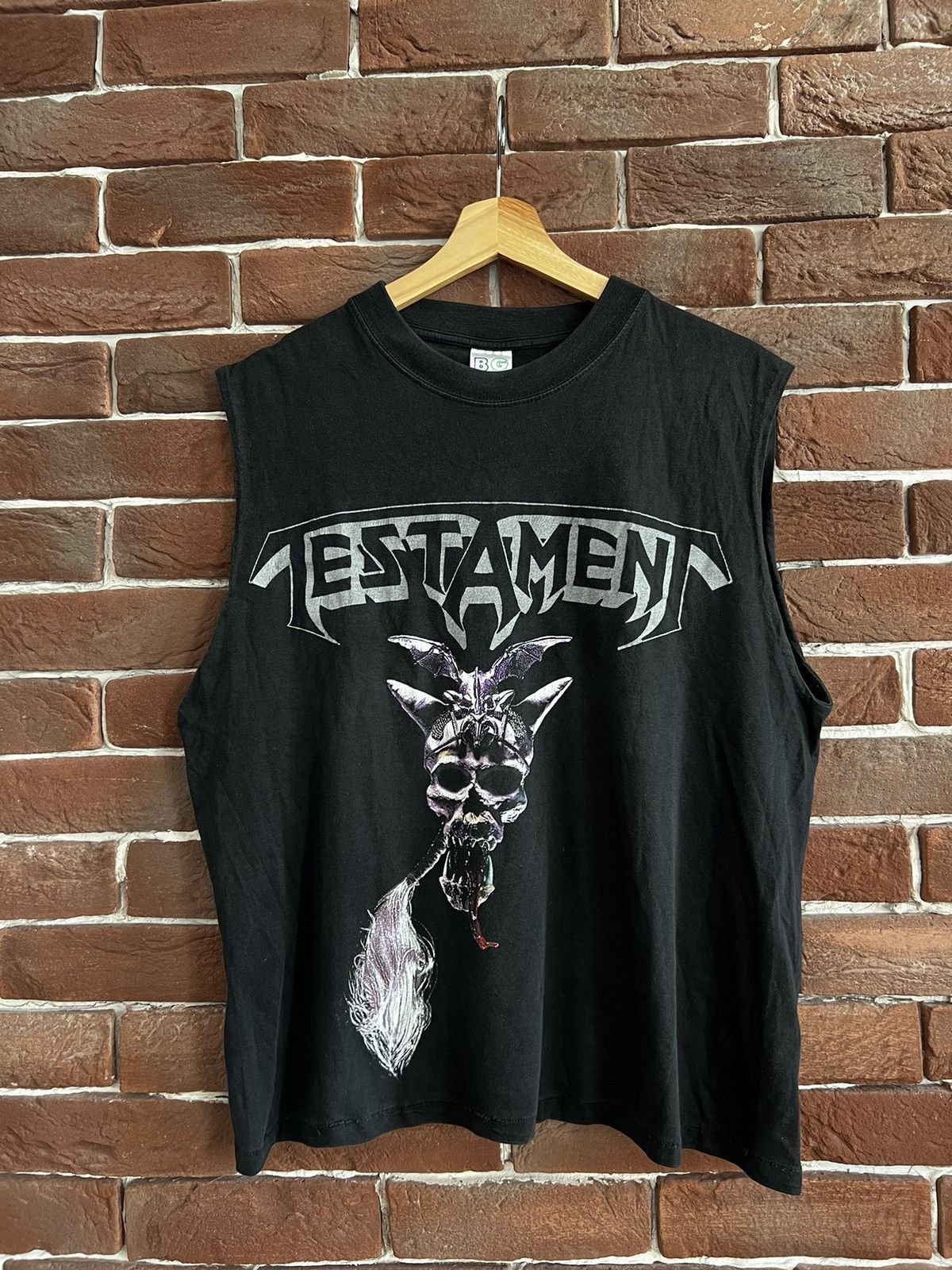 Band Tees 90’s Vintage TESTAMENT THE GATHERING Thrash METAL SHIRT Band Size US L / EU 52-54 / 3 - 1 Thumbnail