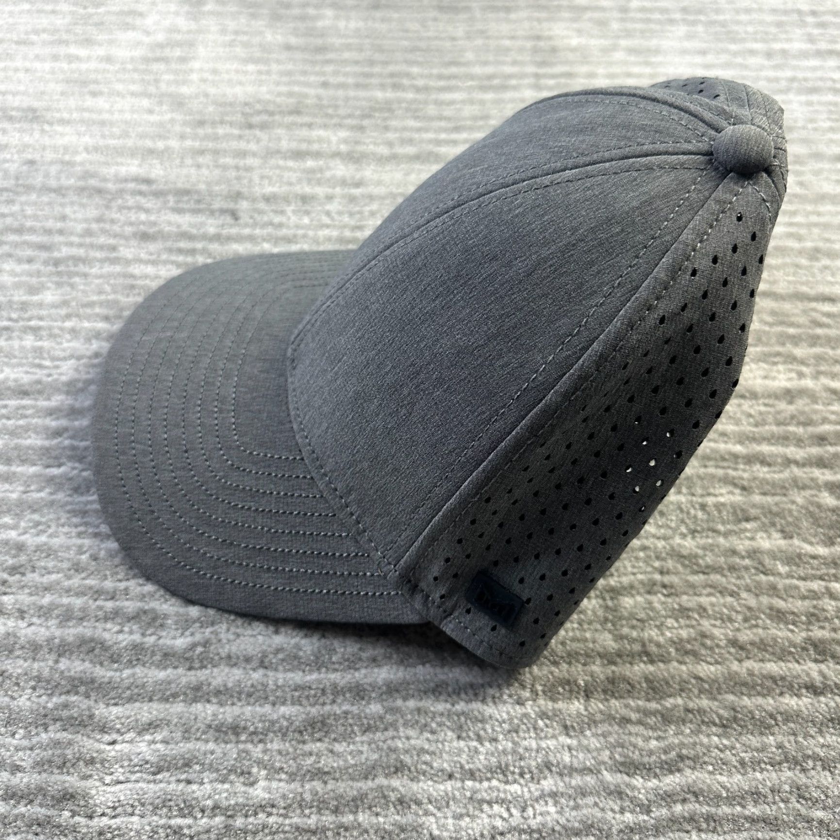 melin Melin Hat Cap Mens Adjustable Gray Classic Strap Back A Game Hydro Baseball Cap Size ONE SIZE - 2 Thumbnail