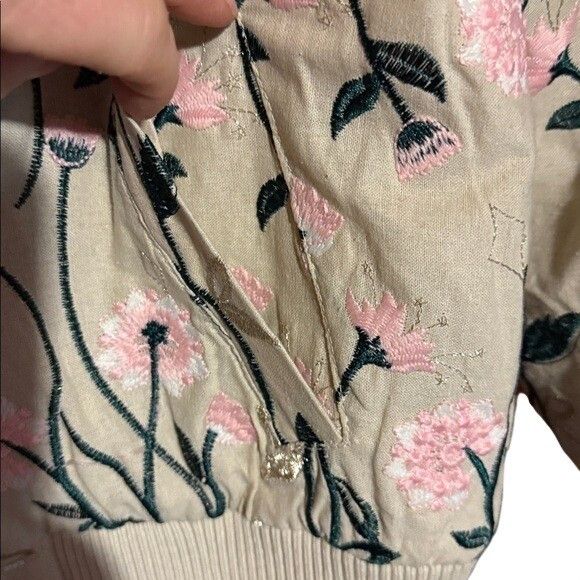 AVEC LES FILLES Avec Les Filles Pastel Floral Bomber Jacket Women's NWT SM Size S / US 4 / IT 40 - 10 Thumbnail