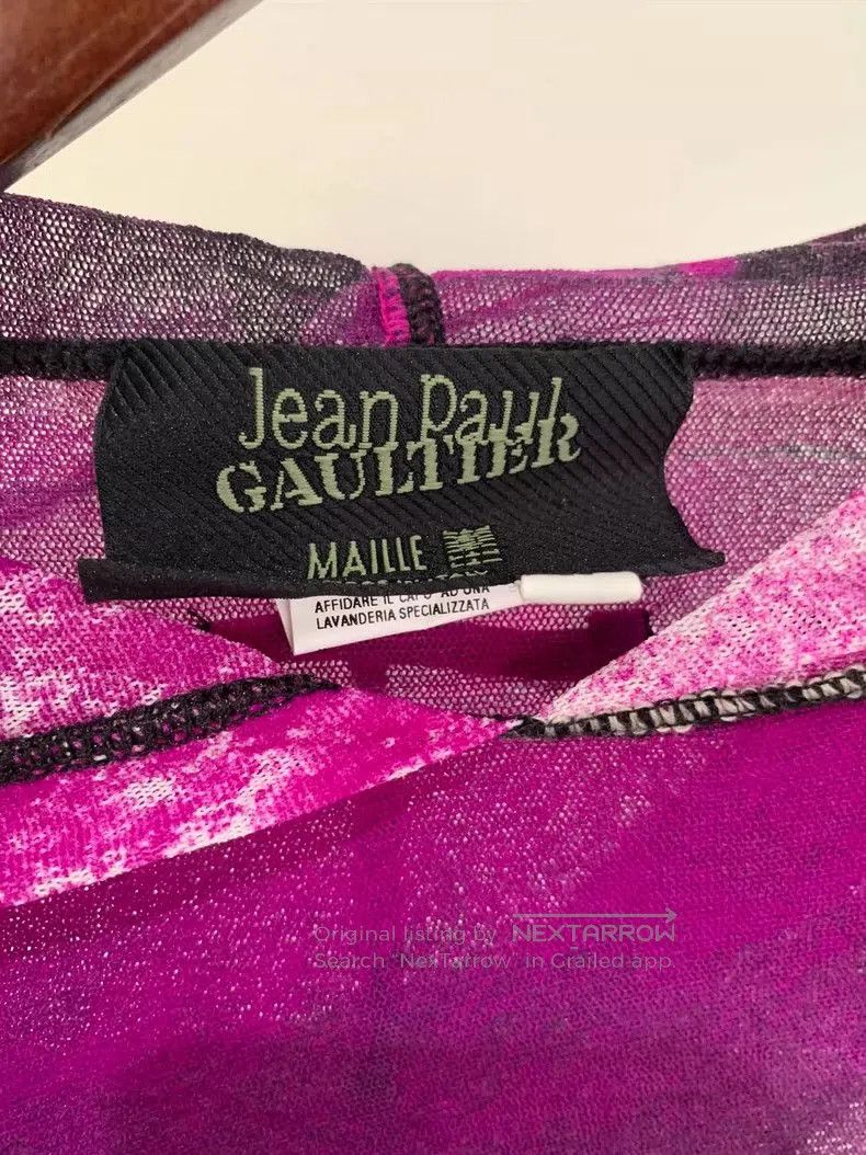 Jean Paul Gaultier purple hooded long sleeve top by jean paul gaultier. Size US L / EU 52-54 / 3 - 3 Thumbnail