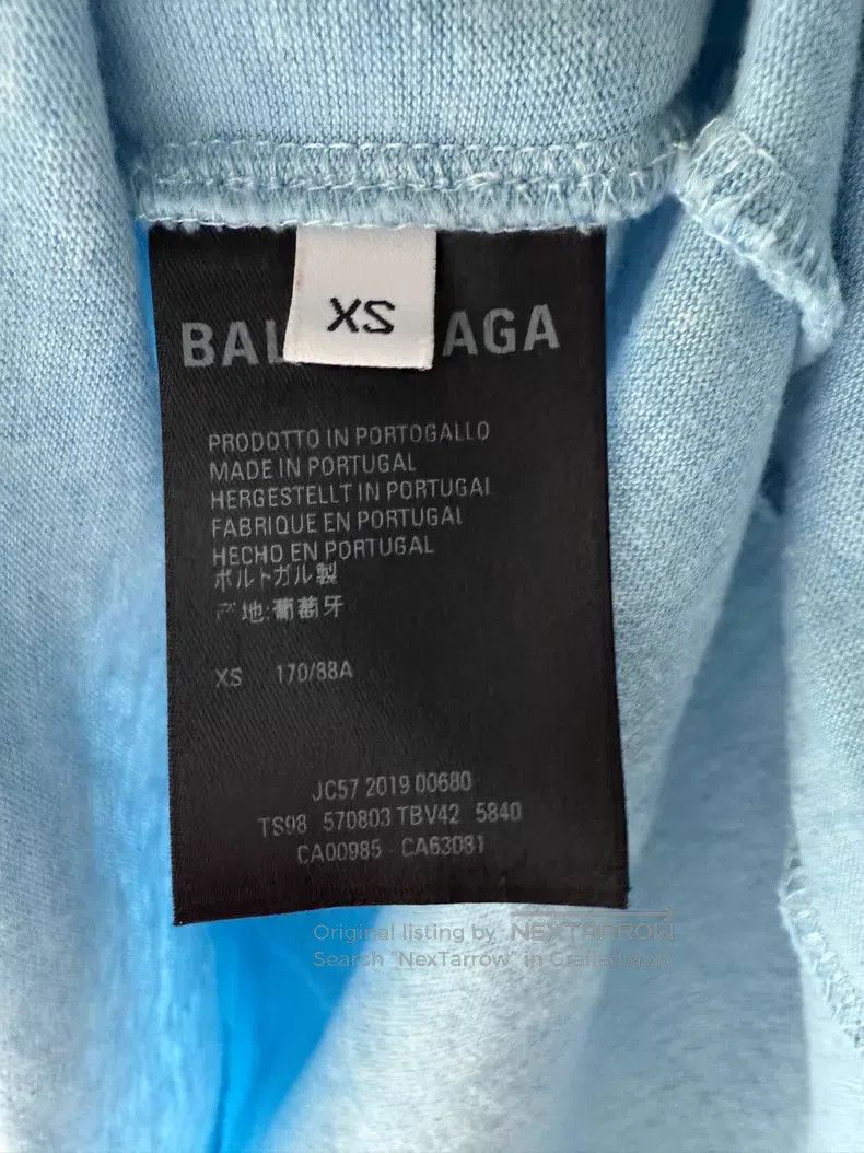 Balenciaga Balenciaga Mist Blue Coke Short Sleeve Size US XS / EU 42 / 0 - 5 Thumbnail