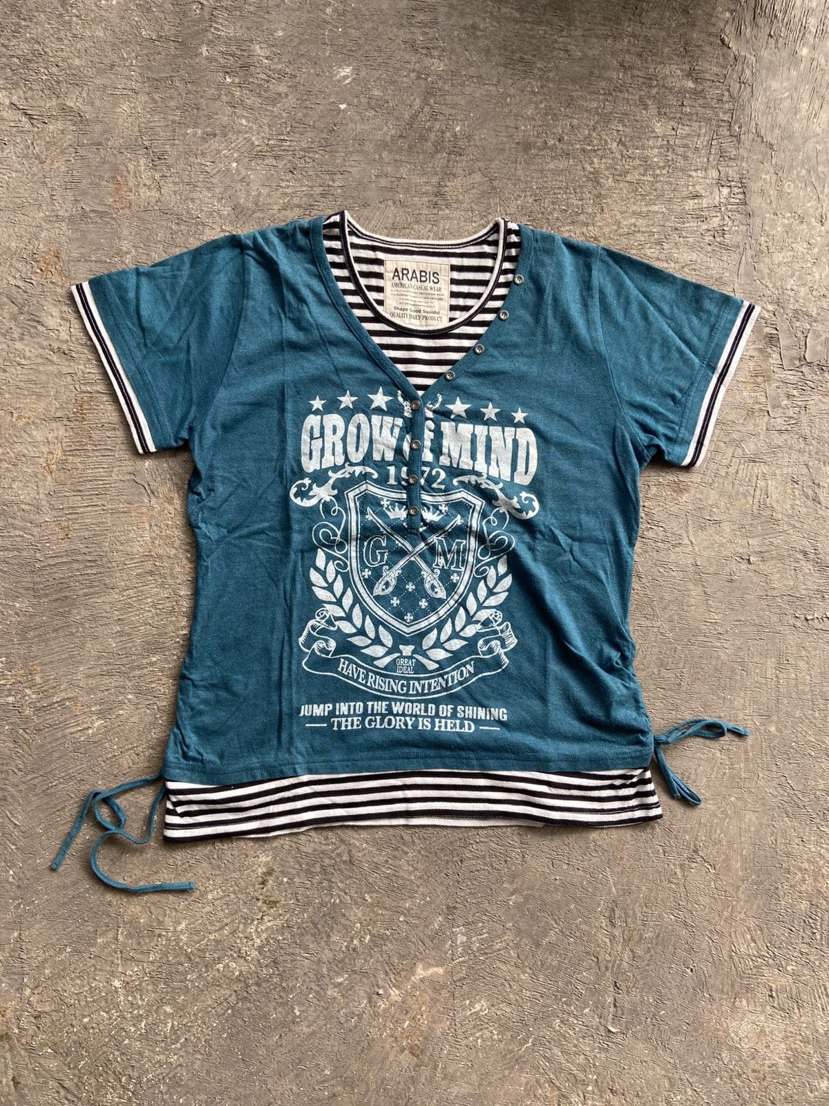 14th Addiction 2000s Arabis - Vkei Style Poem T-Shirt Size L / US 10 / IT 46 - 1 Thumbnail