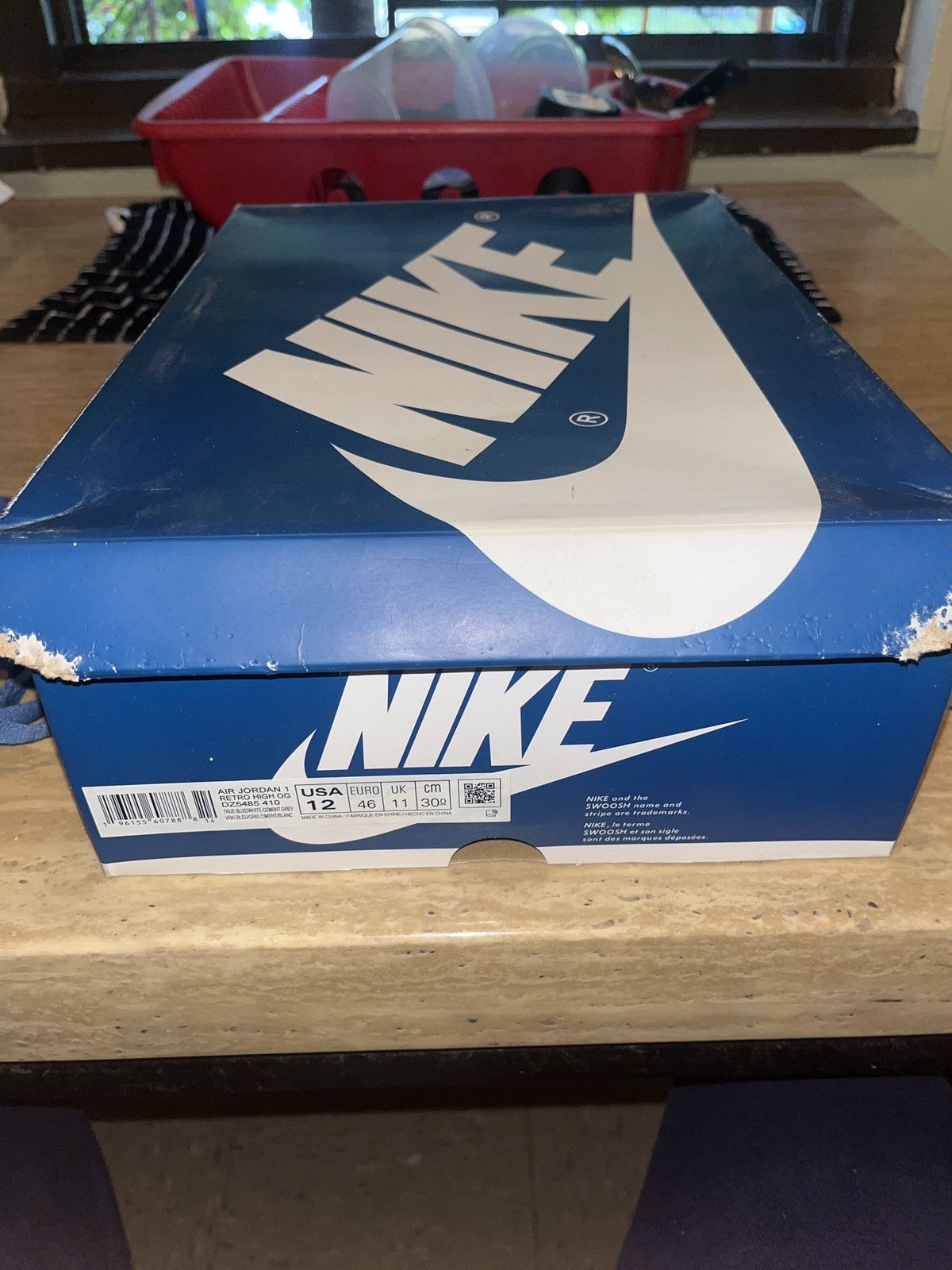 Jordan Brand × Nike Air Jordan 1 Retro High OG “ True blue “ Size US 12 / EU 45 - 8 Thumbnail