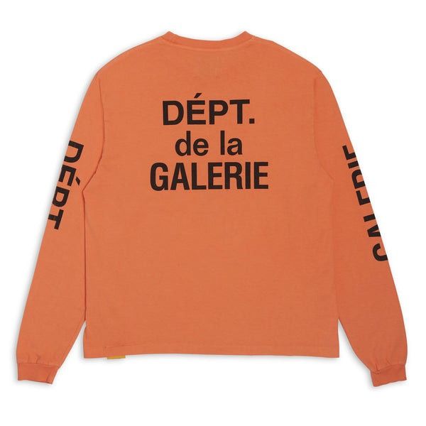 Gallery Dept. o1mle0226 French Collector L/S T-Shirt in Orange Size US L / EU 52-54 / 3 - 2 Thumbnail