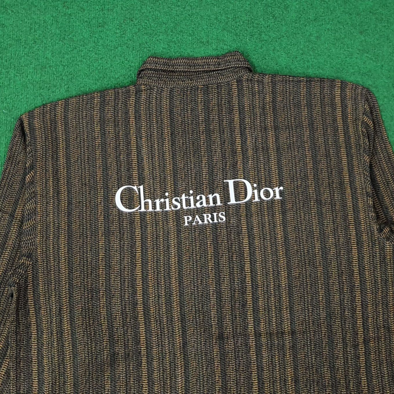 Christian Dior Monsieur Vintage Christian Dior Custom logo Button Up Shirt C267N10 Size US L / EU 52-54 / 3 - 2 Thumbnail