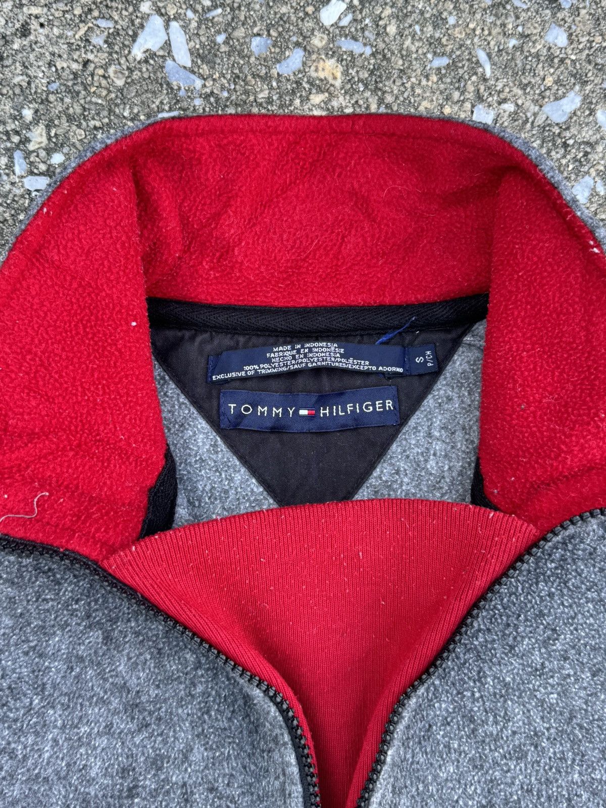 Tommy Hilfiger TOMMY SPELL OUT HALF ZIP !! Size US S / EU 44-46 / 1 - 6 Thumbnail